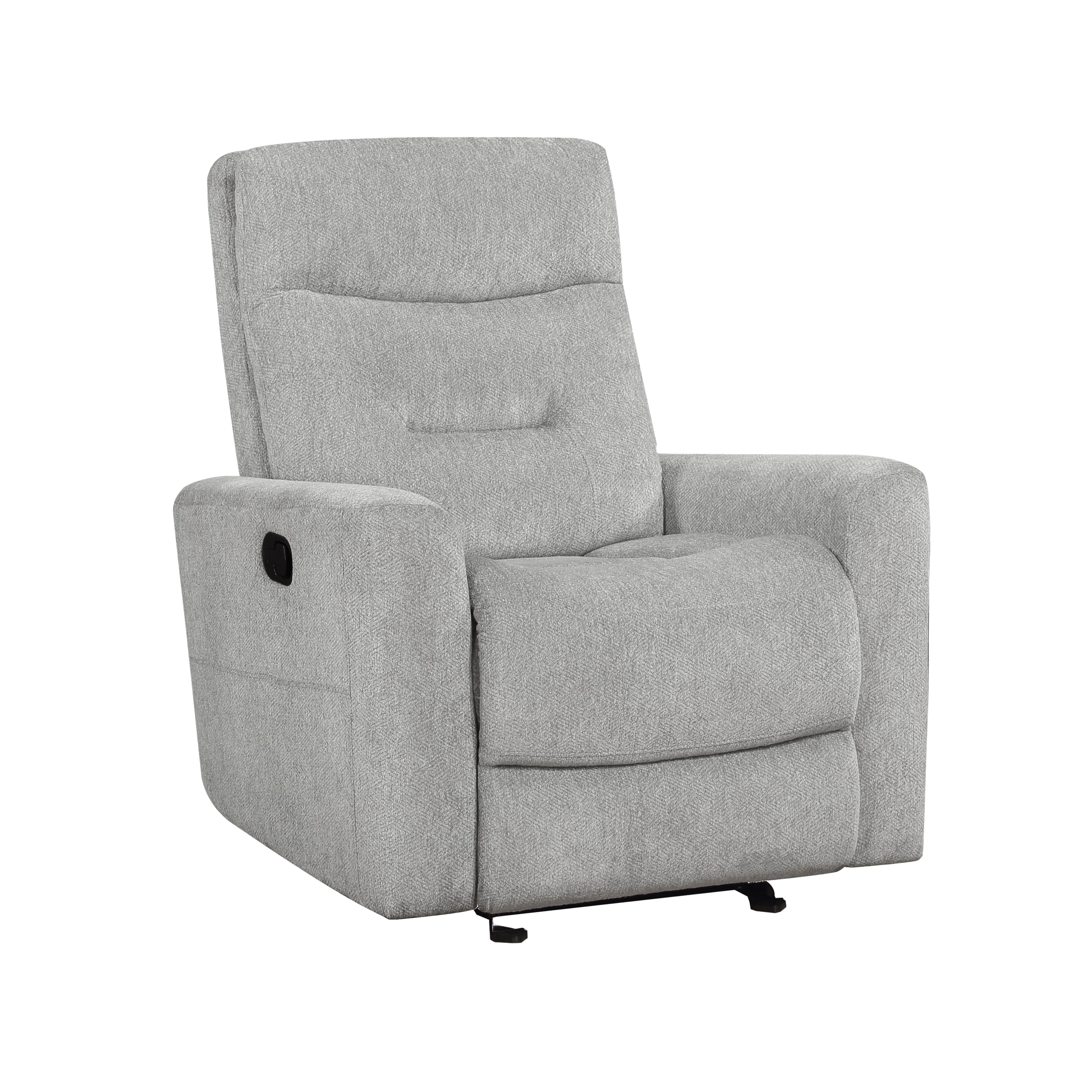 Lyndon Gray Glider Reclining Chair - Image 3