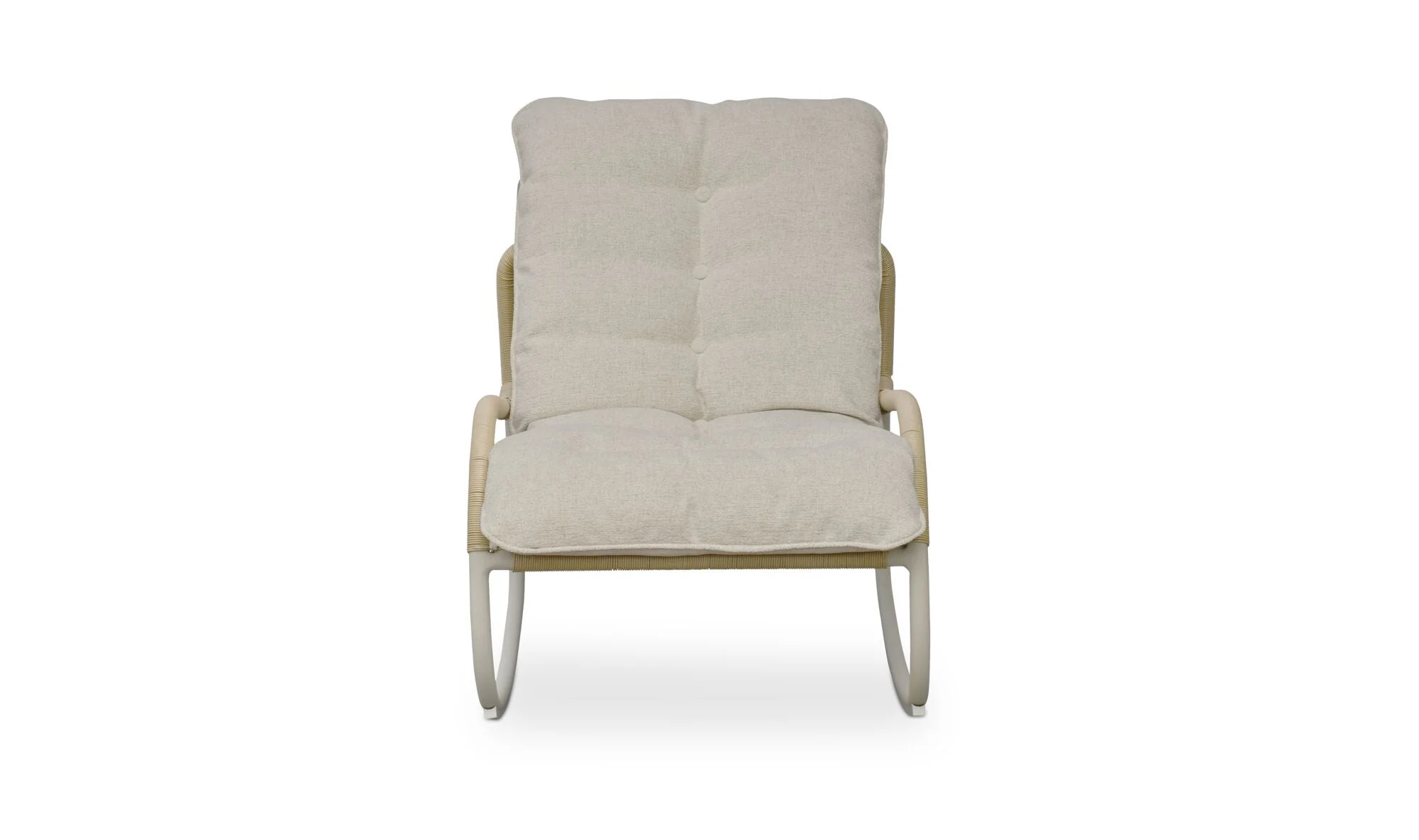 Lyra Outdoor Rocking Chair Beige