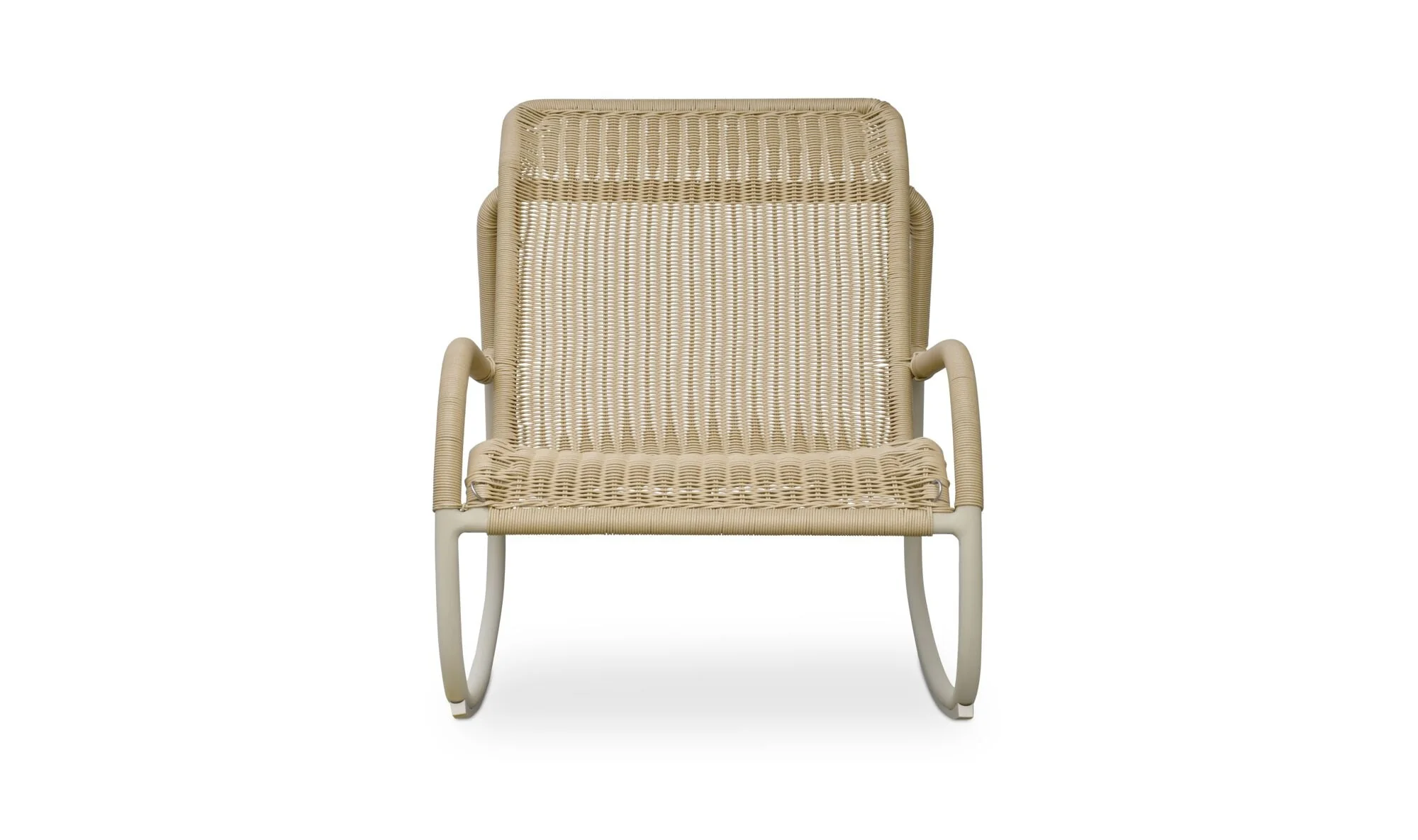 Lyra Outdoor Rocking Chair Beige - Image 8