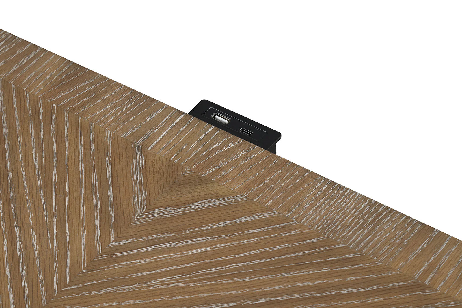 Lyris Rustic Oak Nightstand - Image 2