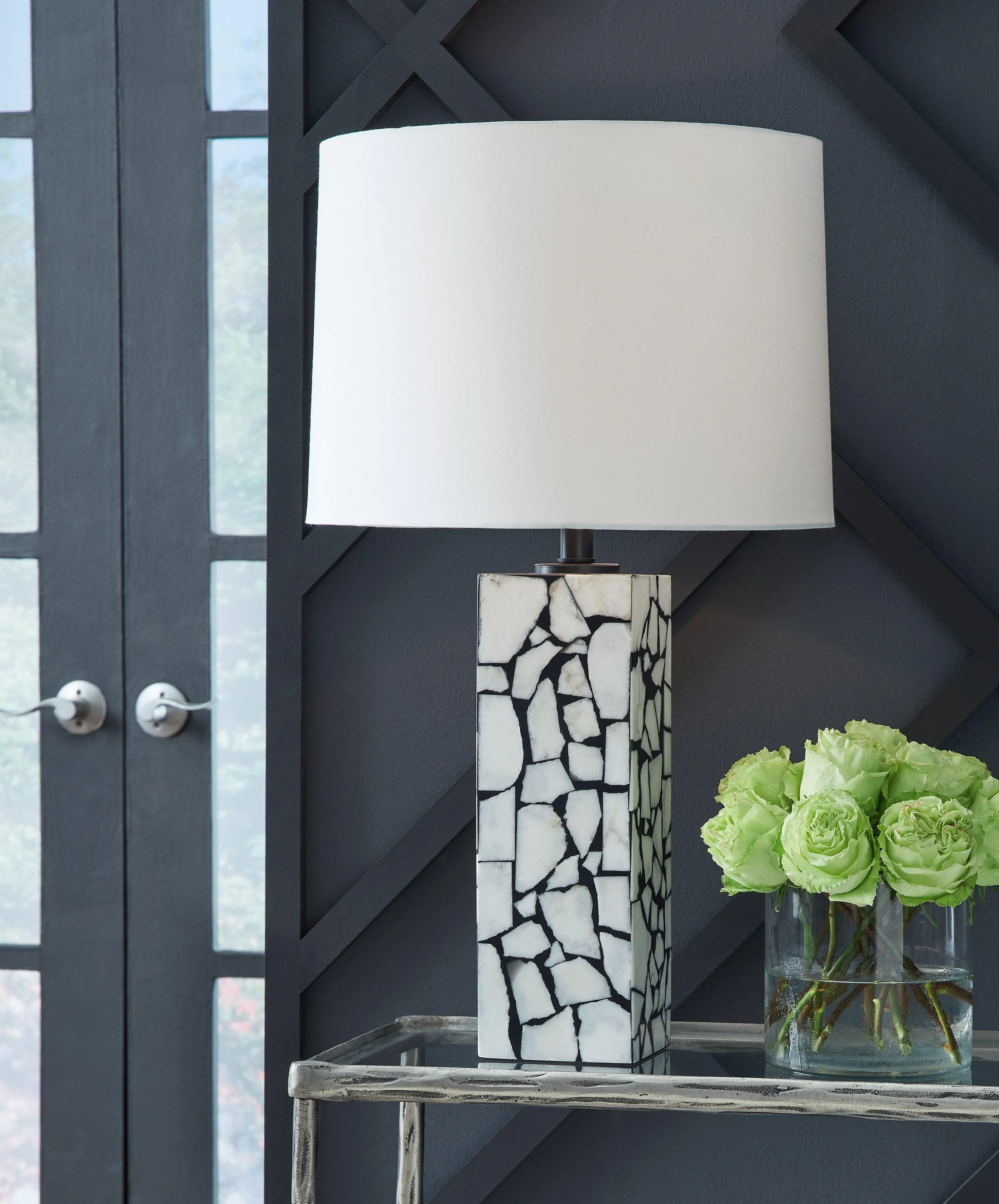 Macaria White/Black Table Lamp - Image 5