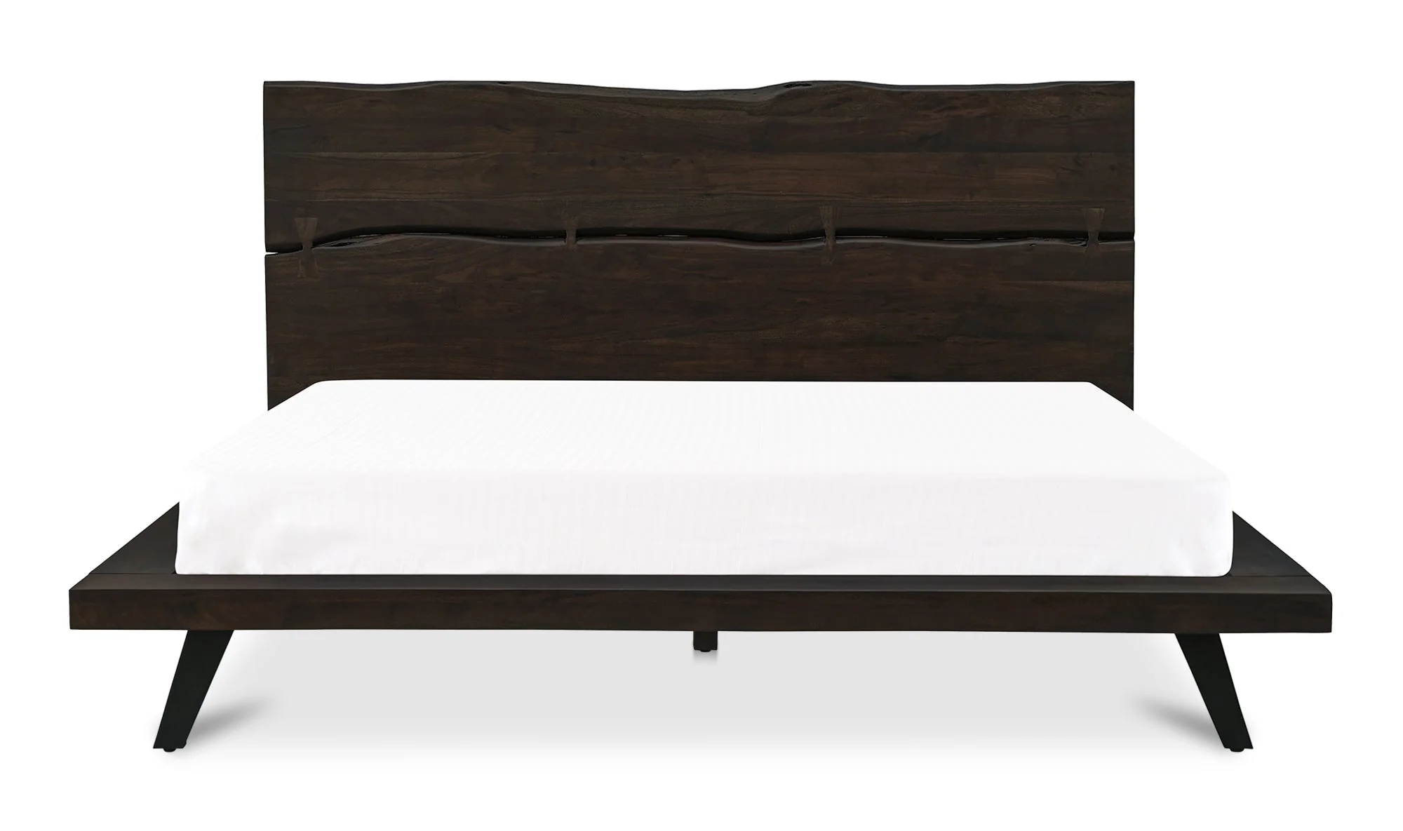 Madagascar Platform Bed Dark Brown