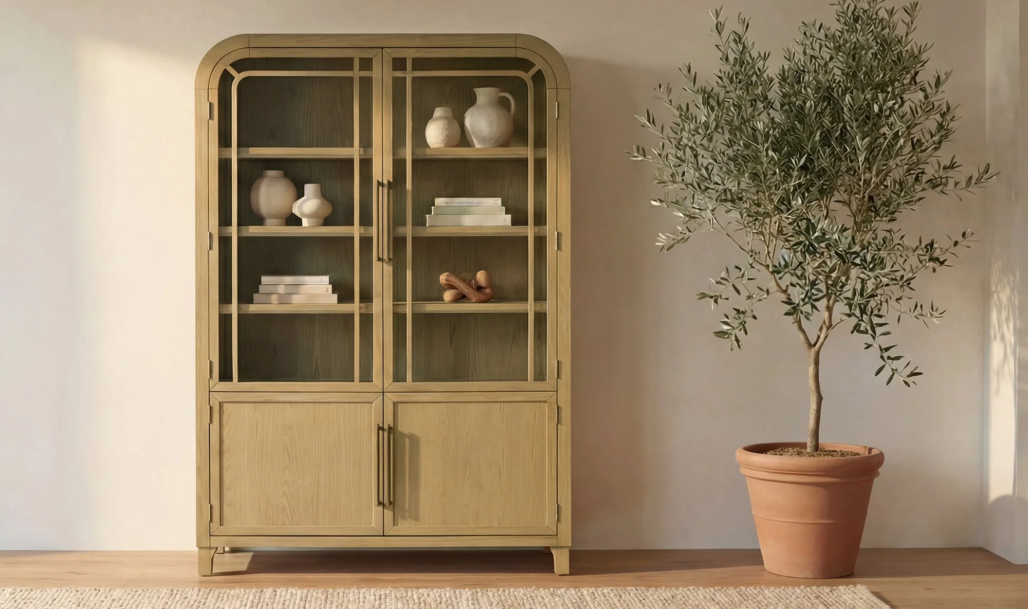 Maddie Cabinet Natural - Image 2