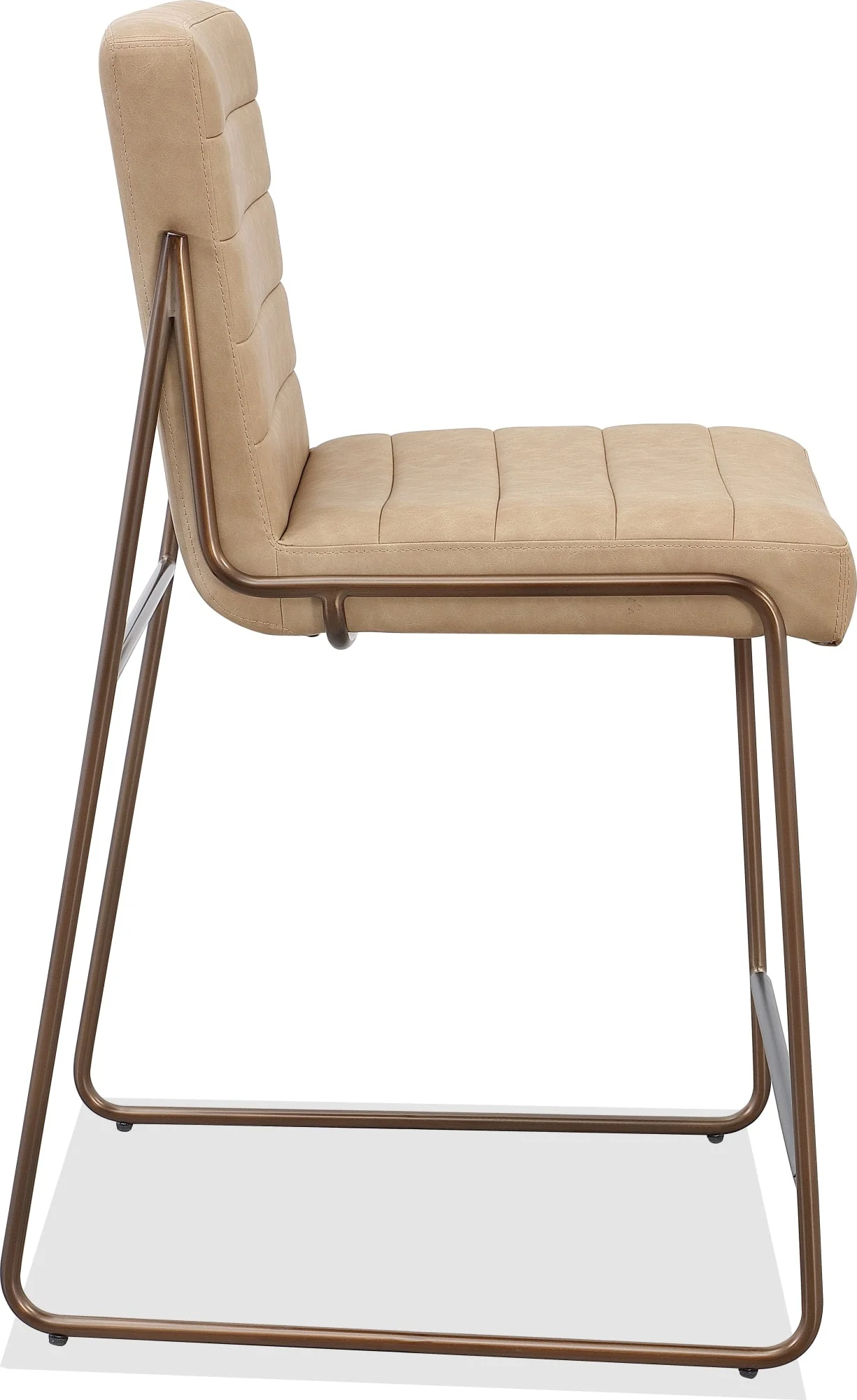 Madison Honey/Light Bronze Metal Frame Counter Stool - Image 3