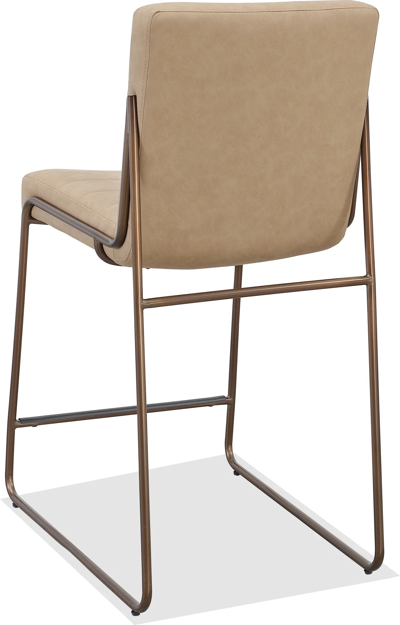 Madison Honey/Light Bronze Metal Frame Counter Stool - Image 4