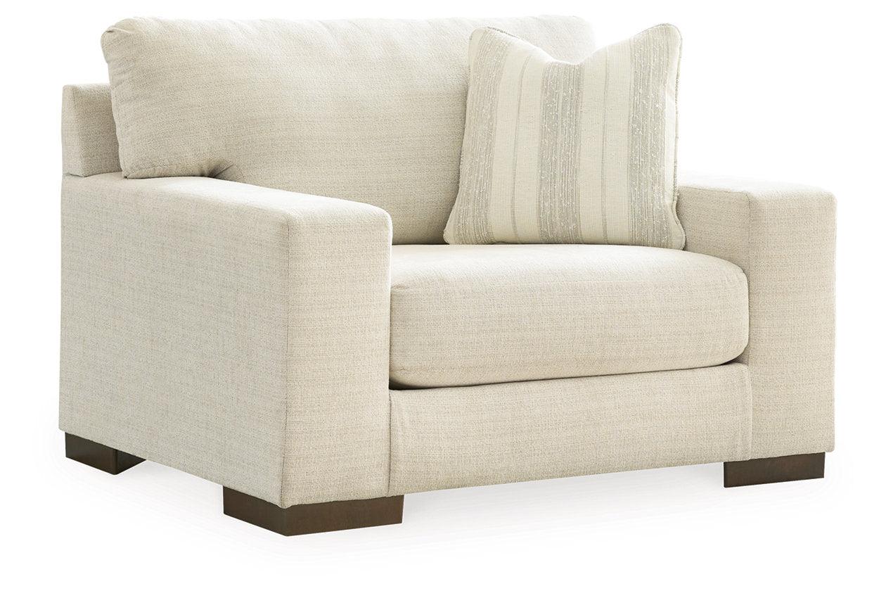 Maggie Birch Oversized Chair and Ottoman - Image 3