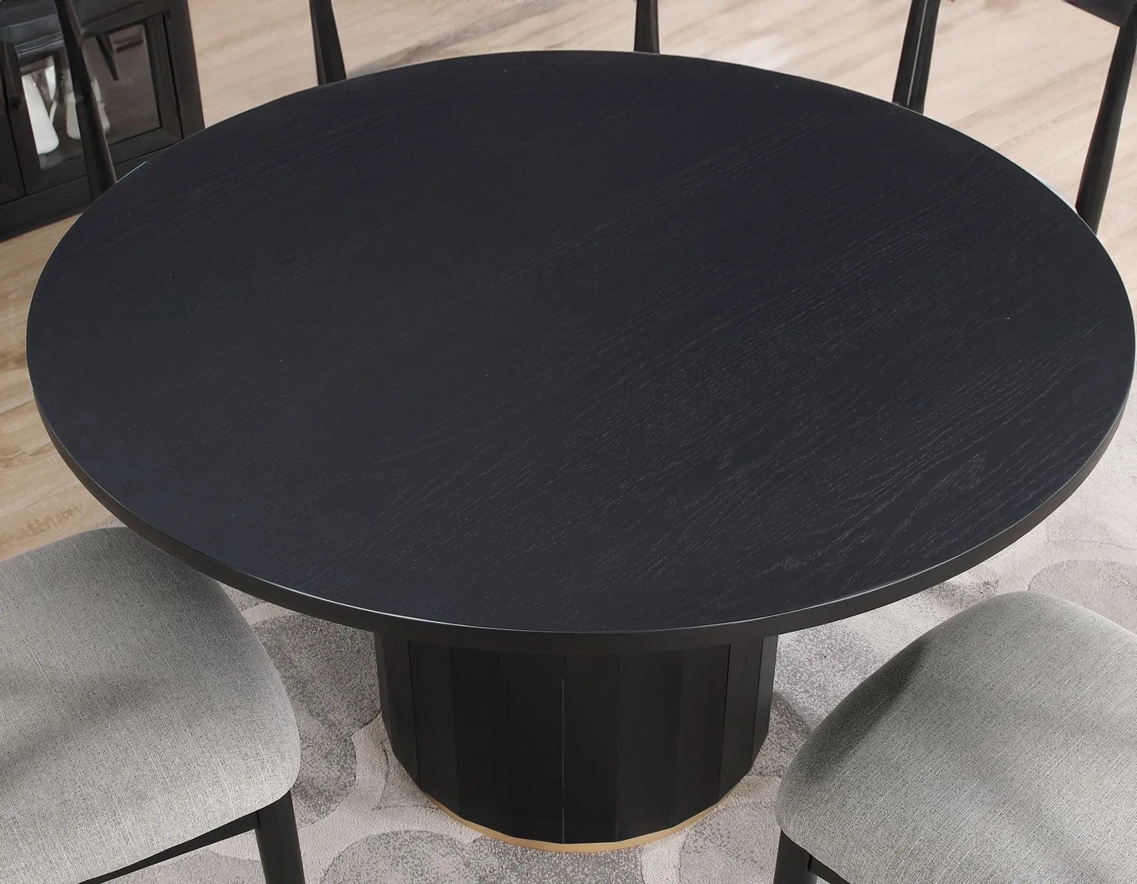 Magnolia Black Round Dining Room Set - Image 5