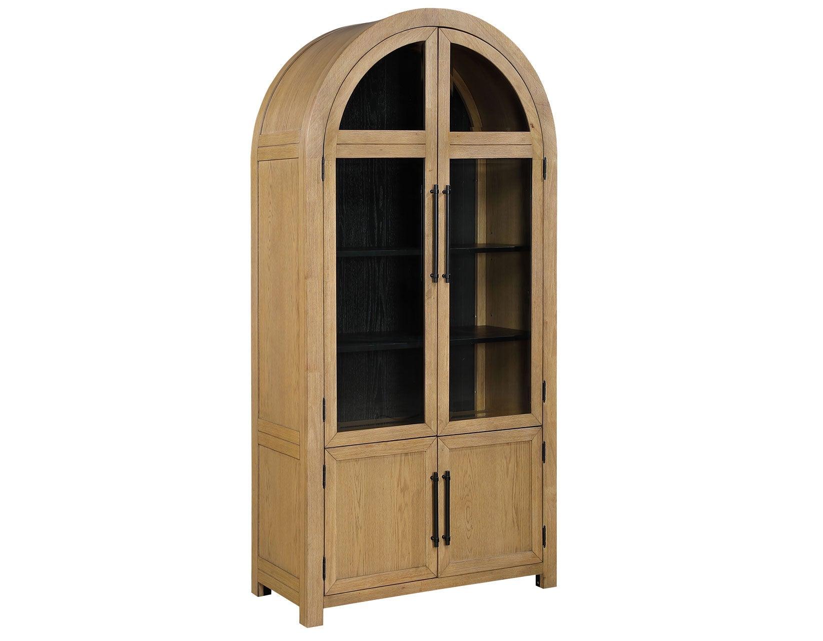 Magnolia Weathered Sand Curio with Black Interior - Image 3