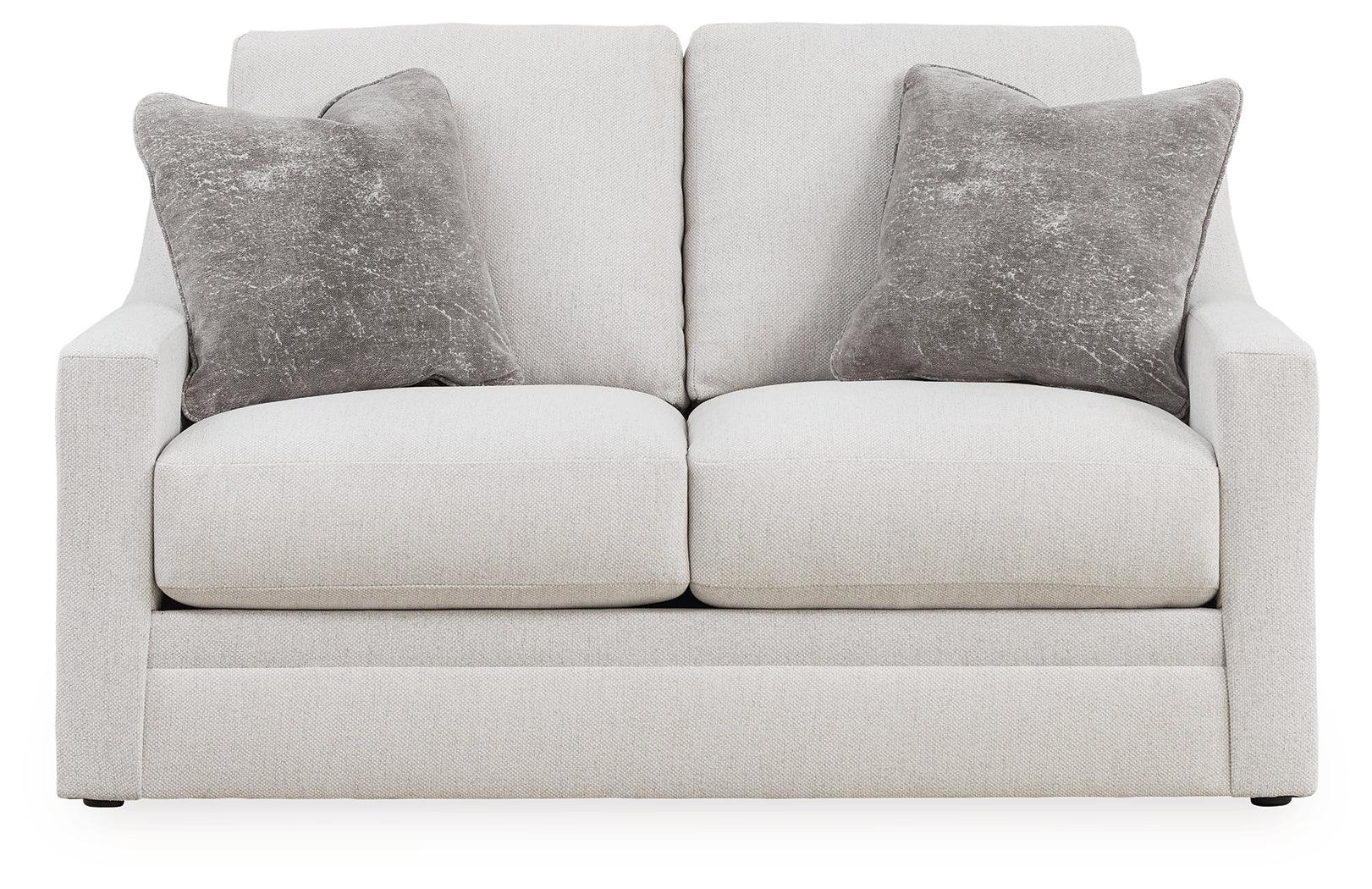 Maitelynn Chalk Loveseat - Image 2