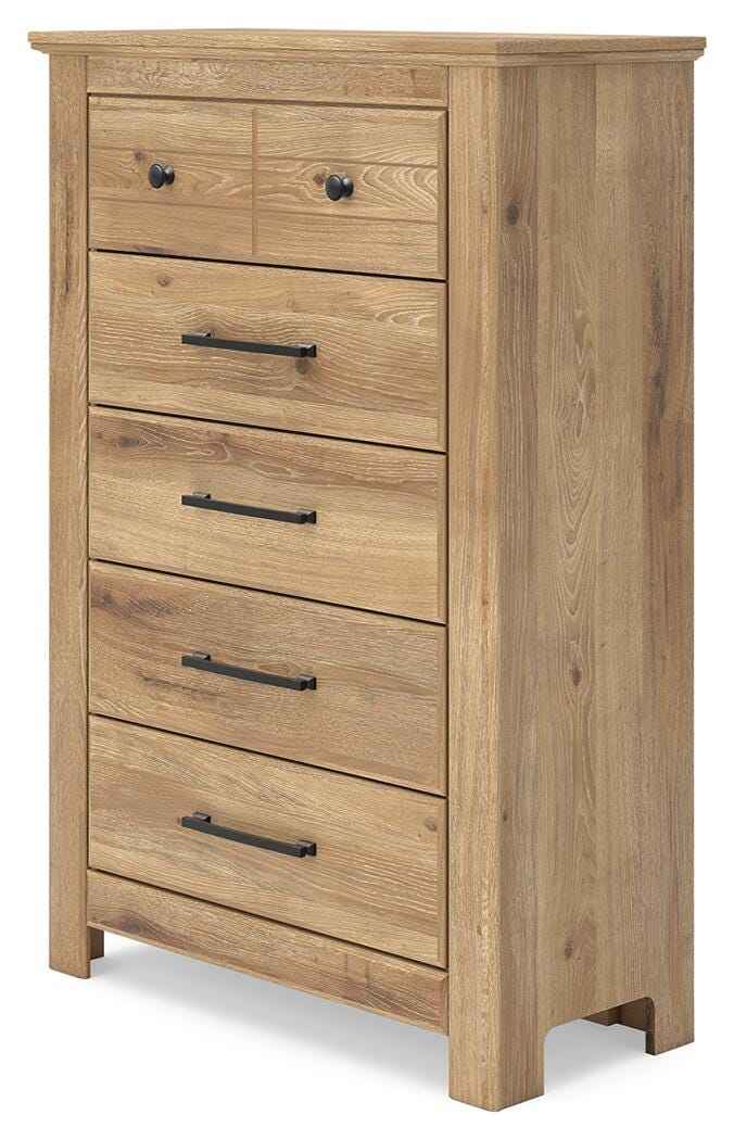 Makidern Tan Chest of Drawers - Image 14