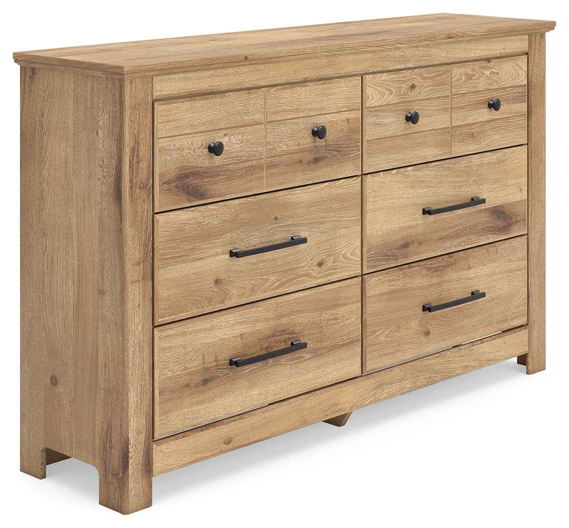 Makidern Tan Dresser - Image 2