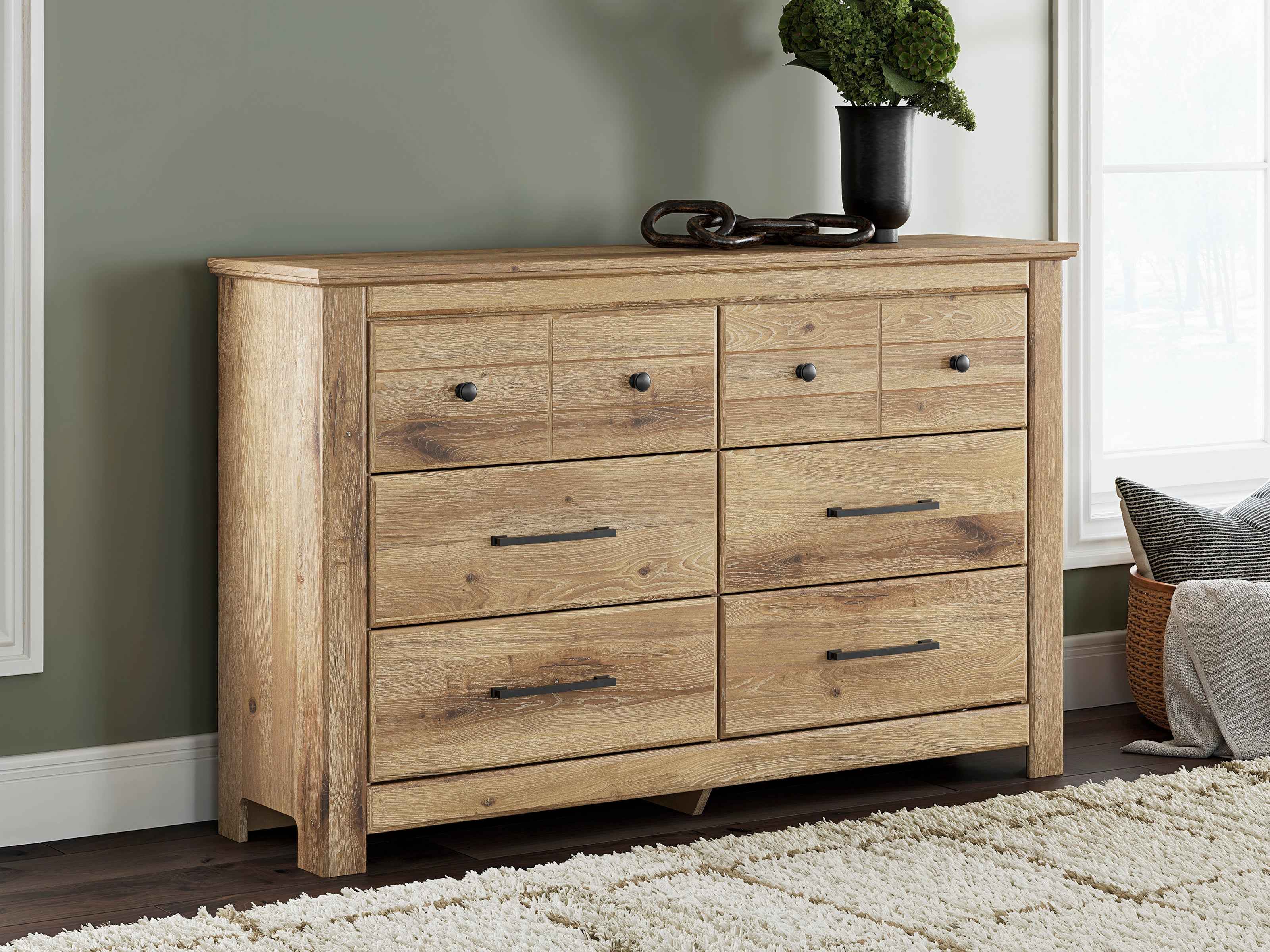 Makidern Tan Footboard Storage Youth Panel Bedroom Set with 2 Footboard Drawers - Image 8