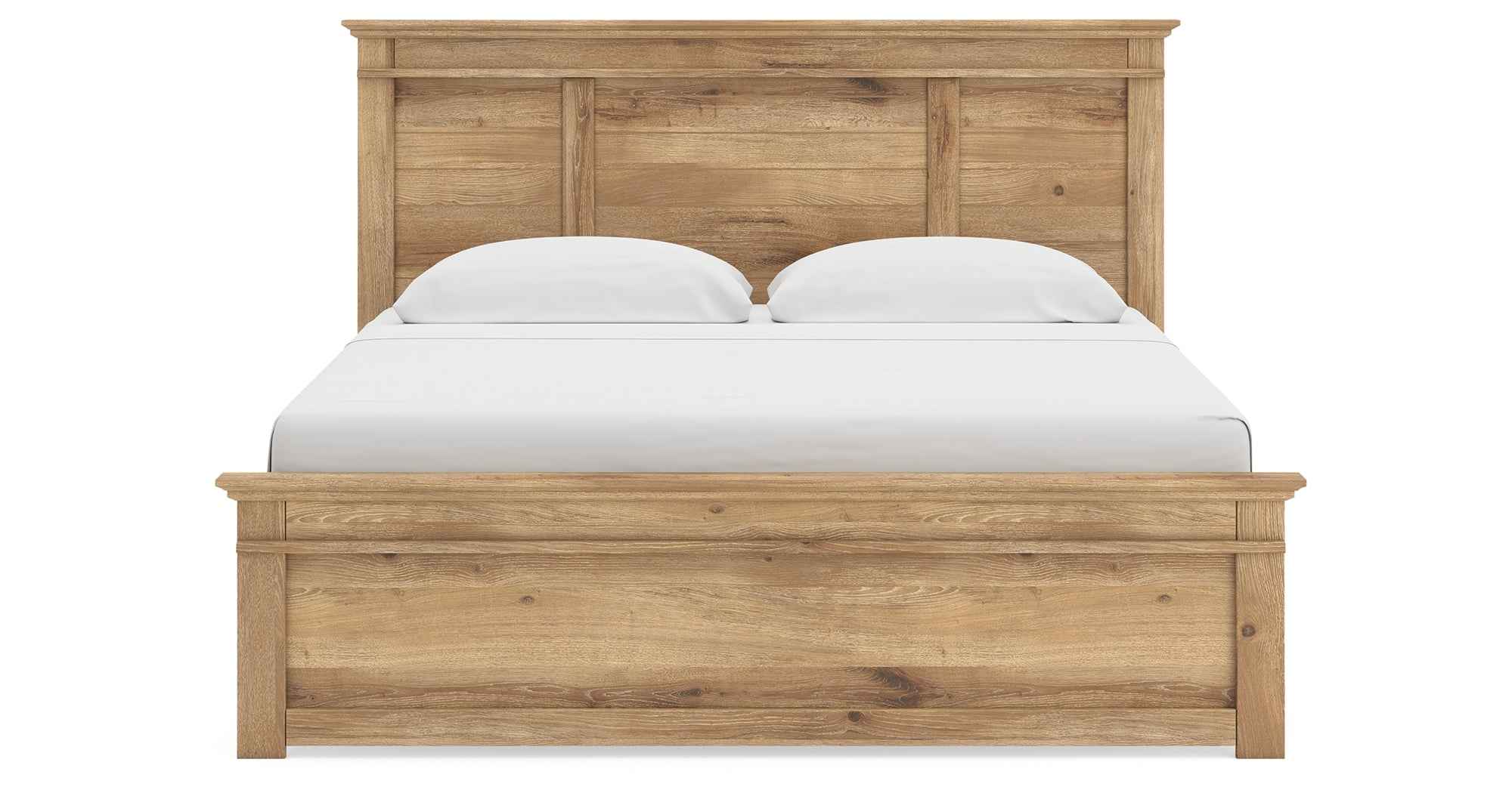 Makidern Tan King Panel Bed - Image 6