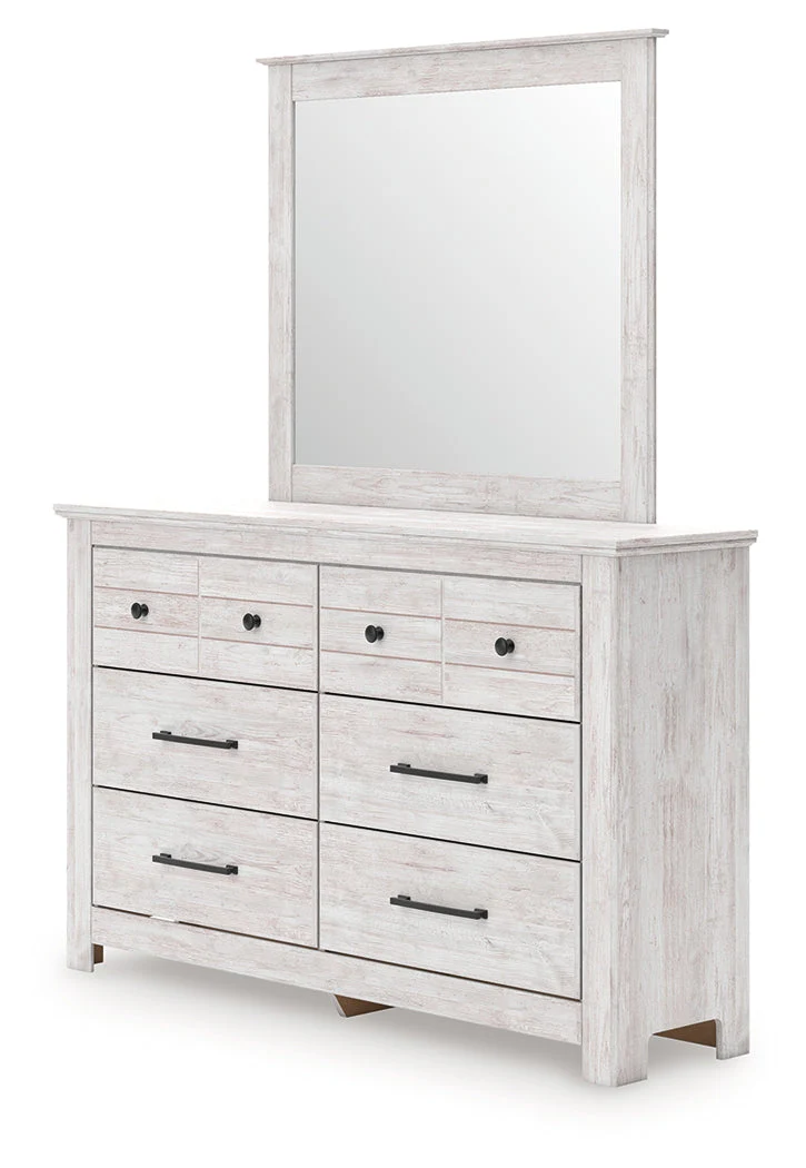 Makidern Whitewash Dresser and Mirror - Image 2