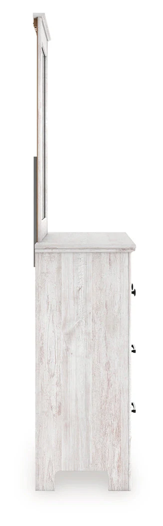 Makidern Whitewash Dresser and Mirror - Image 7
