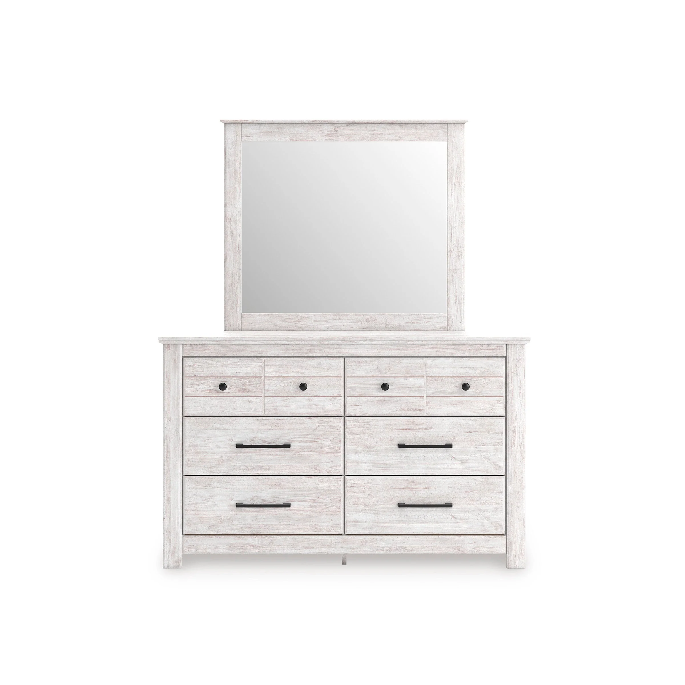 Makidern Whitewash Panel Bedroom Set - Image 21