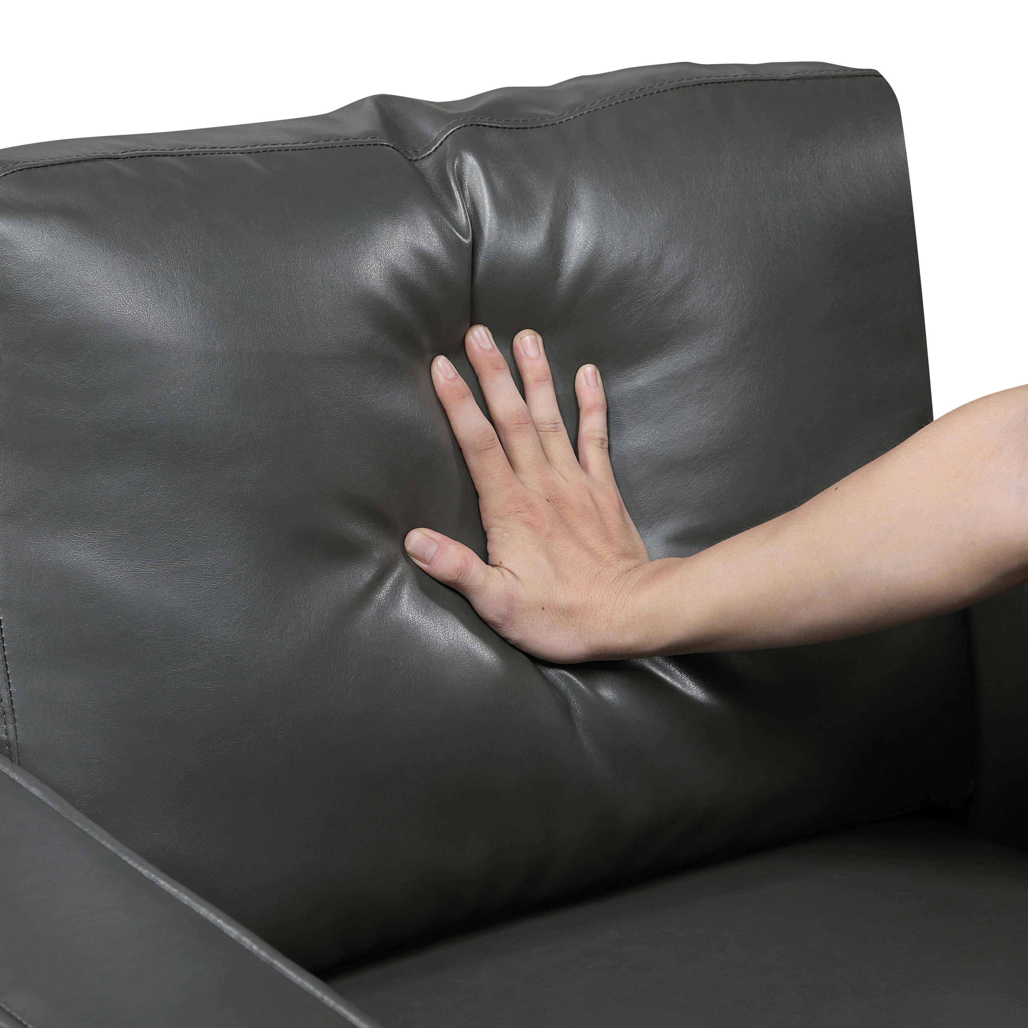 Malcolm Dark Gray Loveseat - Image 7