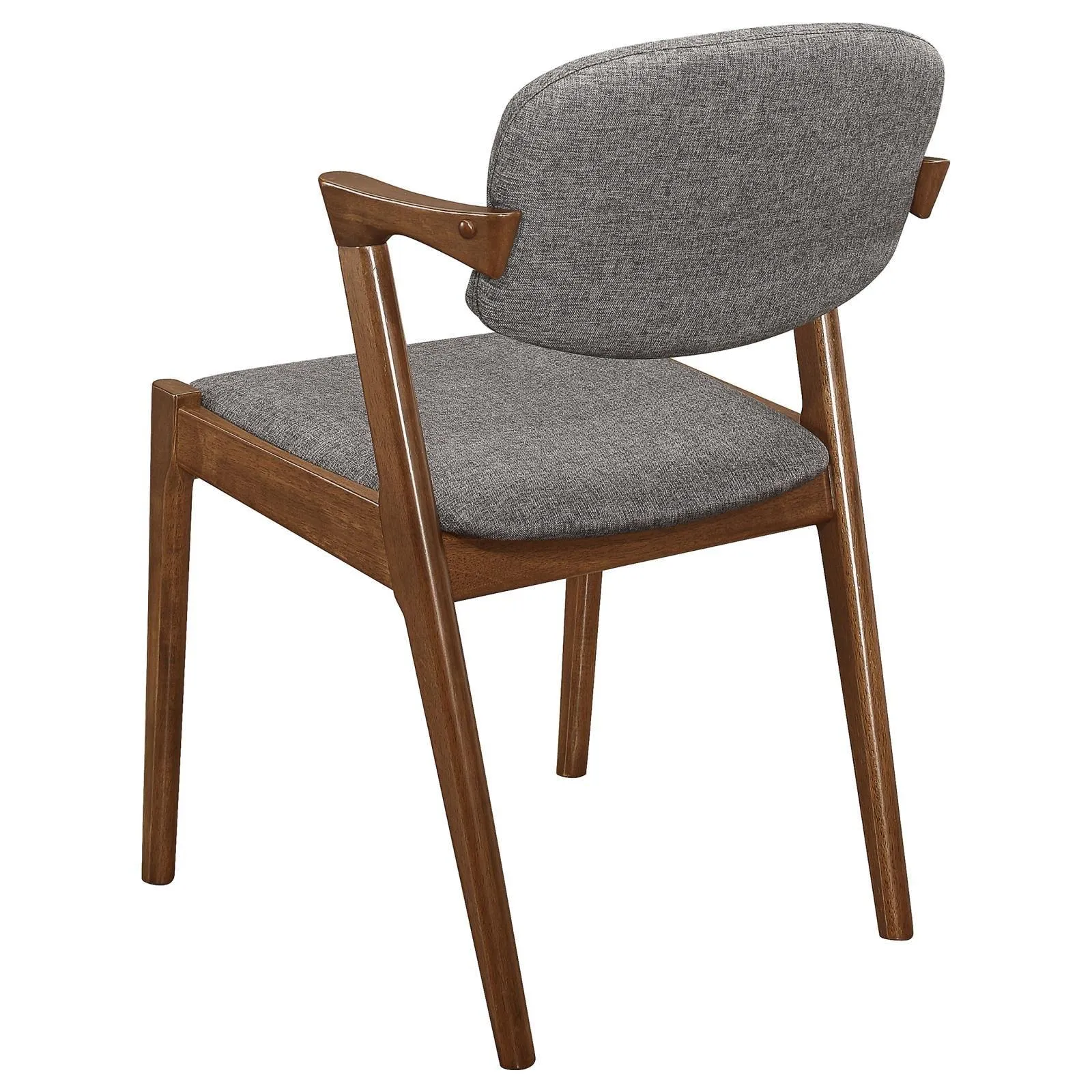 Malone Dark Walnut/Gray 5-Piece Dining Set - Image 6