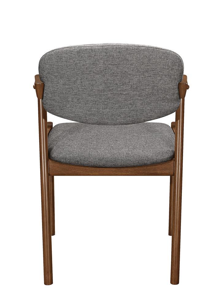 Malone Gray/Dark Walnut Dining Side Chairs, Set of 2 - Image 4