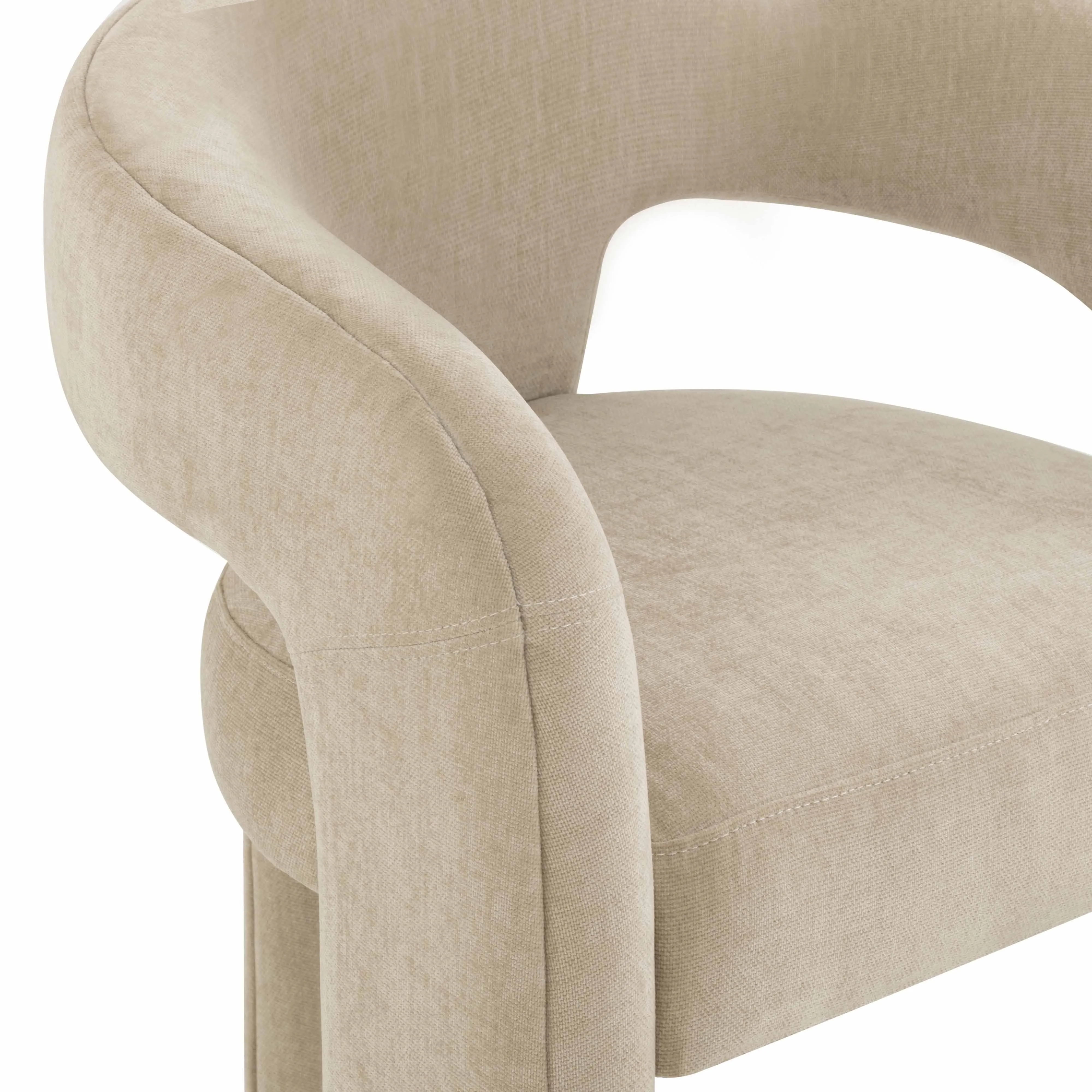 Malone Performance Chenille Dining Chair - Image 10