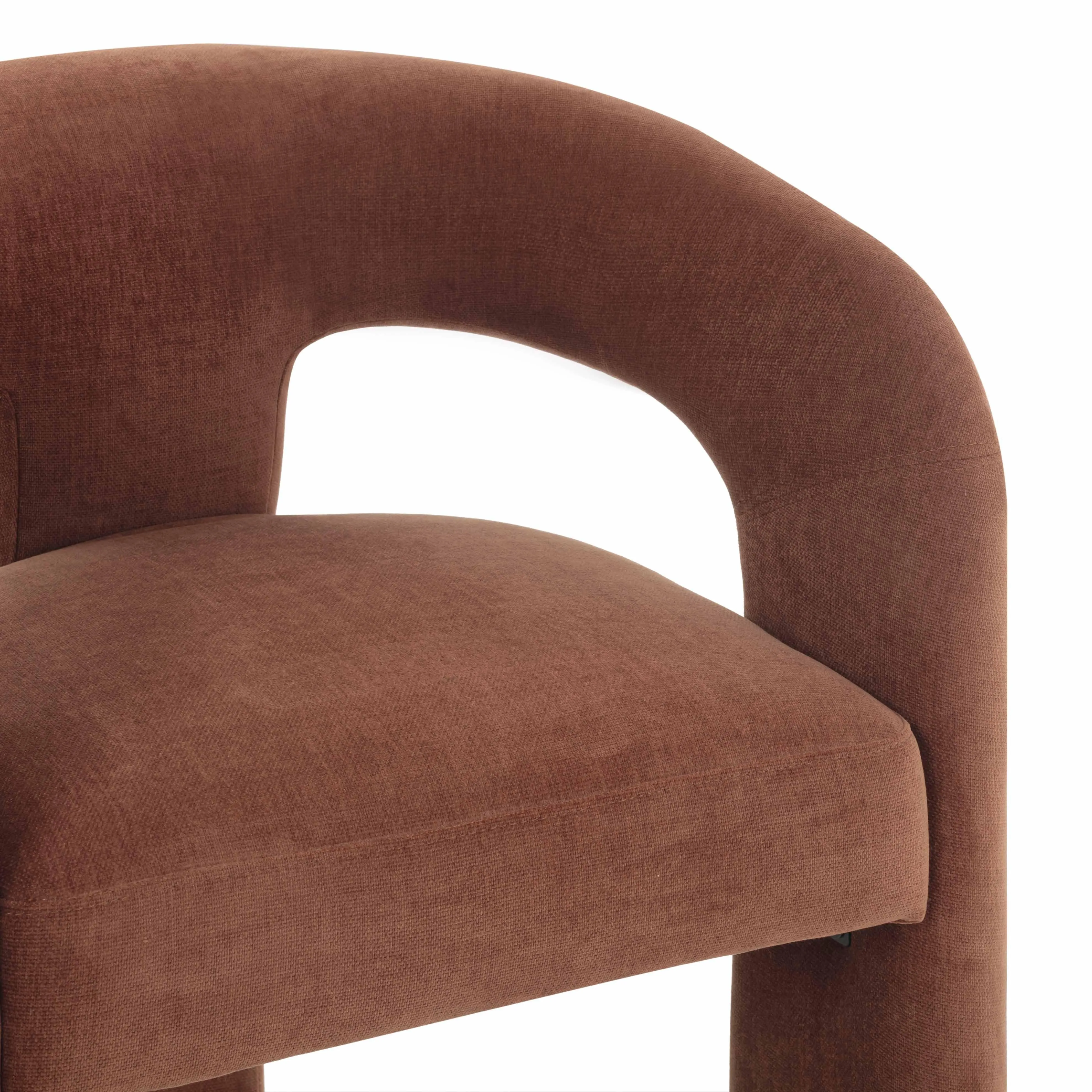 Malone Performance Chenille Dining Chair - Image 4
