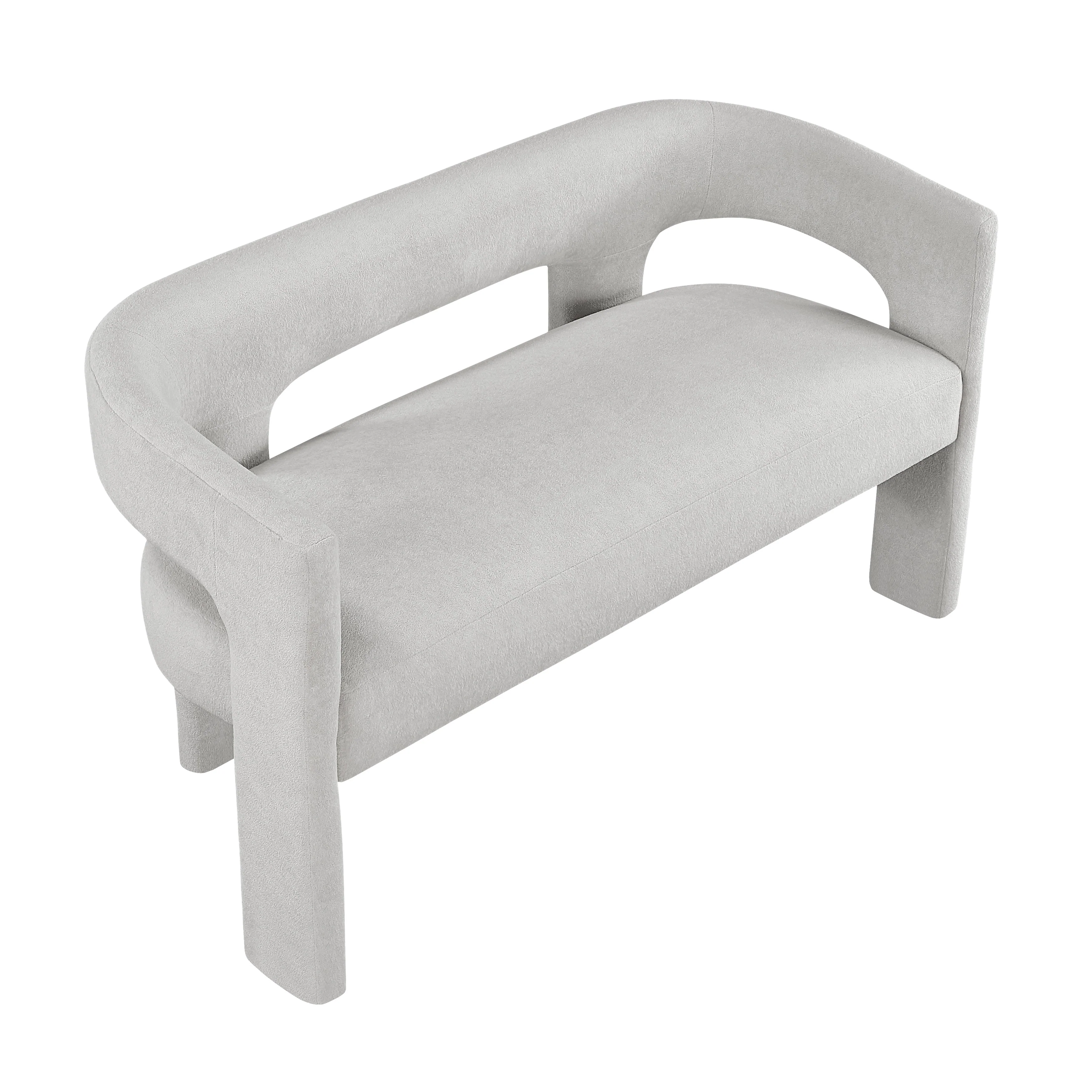 Marais Light Gray Bench - Image 3
