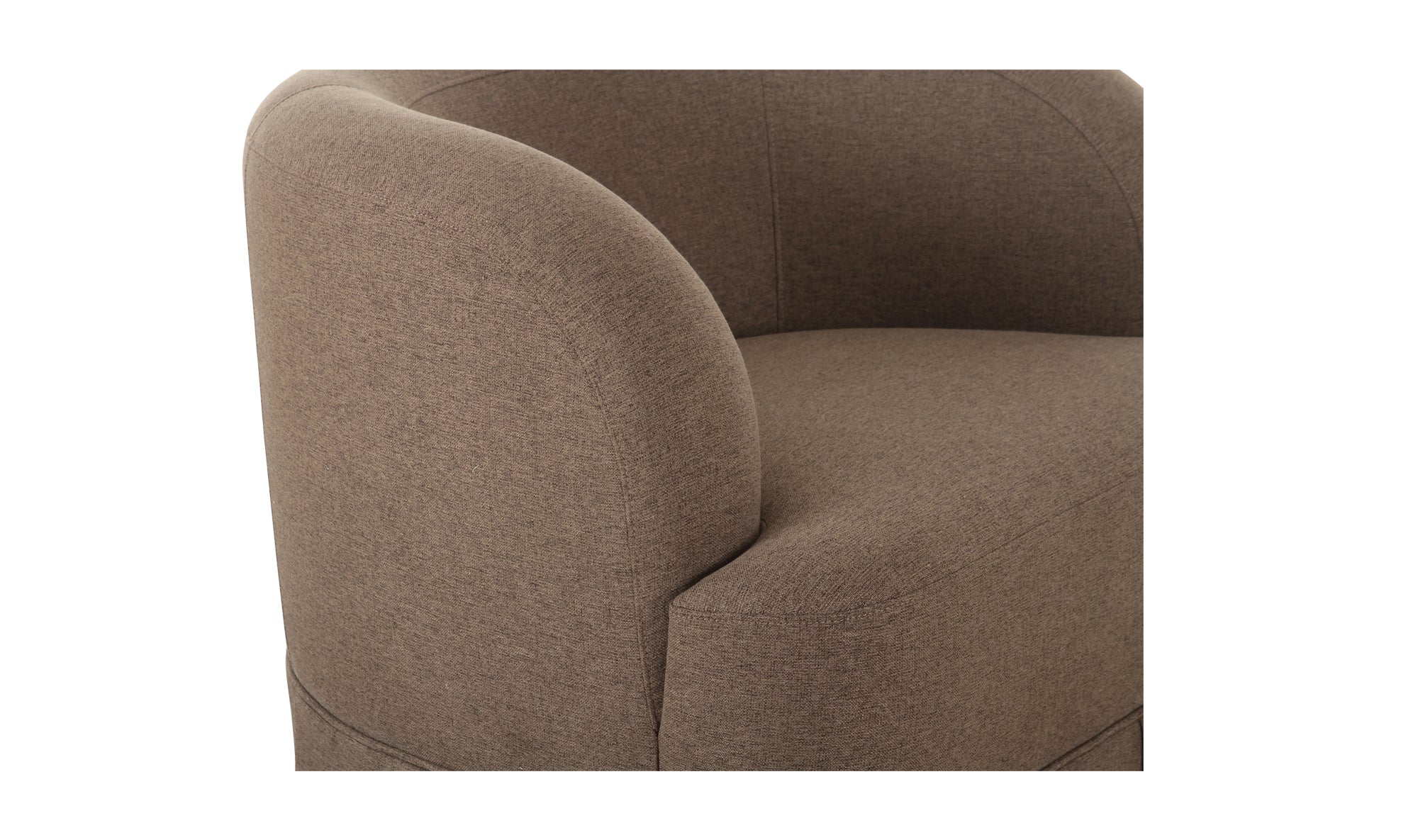 Maren Swivel Chair Brown - Image 6
