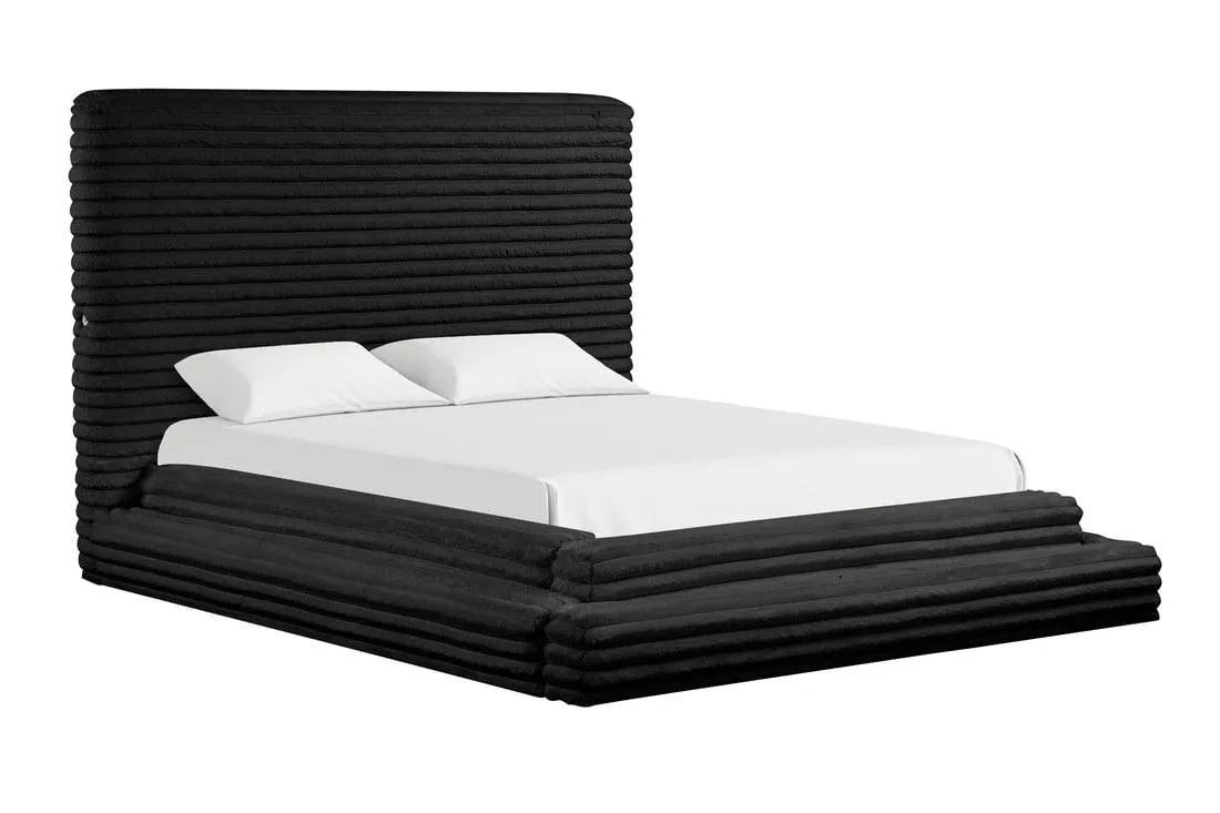 Mariah Black King Platform Bed - Image 3