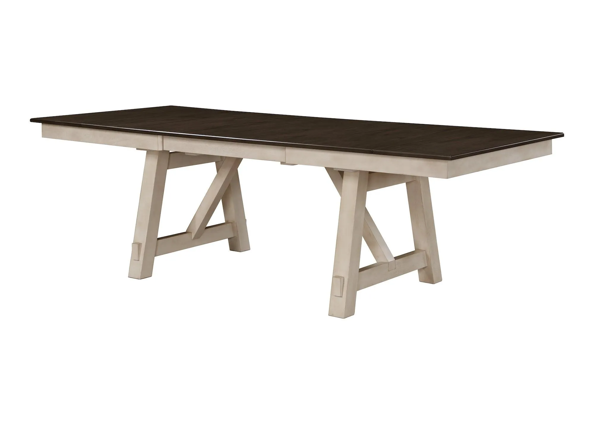 Maribelle Chalk and Gray Dining Table - Image 3