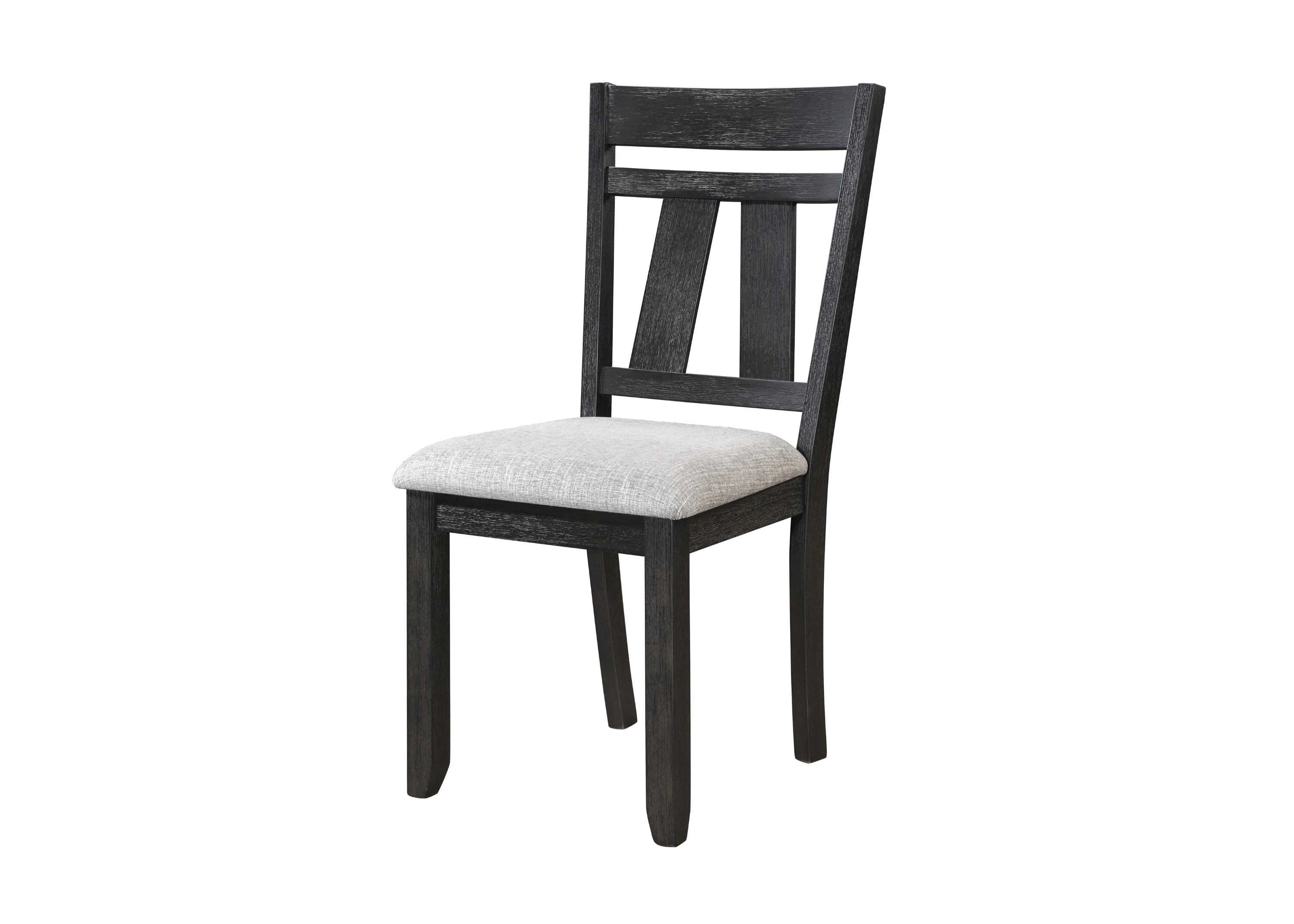 Maribelle Wheat Charcoal Side Chair, Set of 2