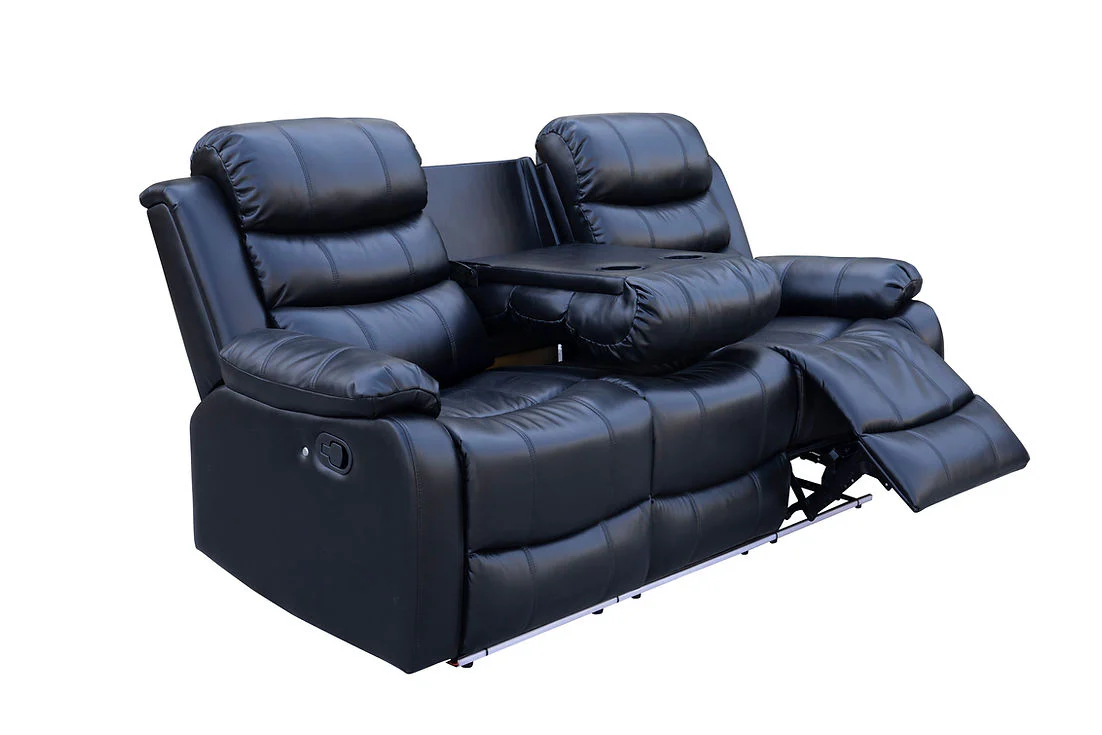 Marisol Black Reclining Living Room Set - Image 2