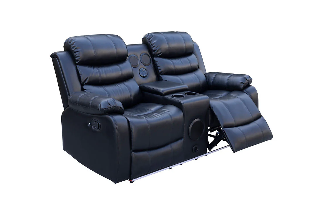 Marisol Black Reclining Living Room Set - Image 5