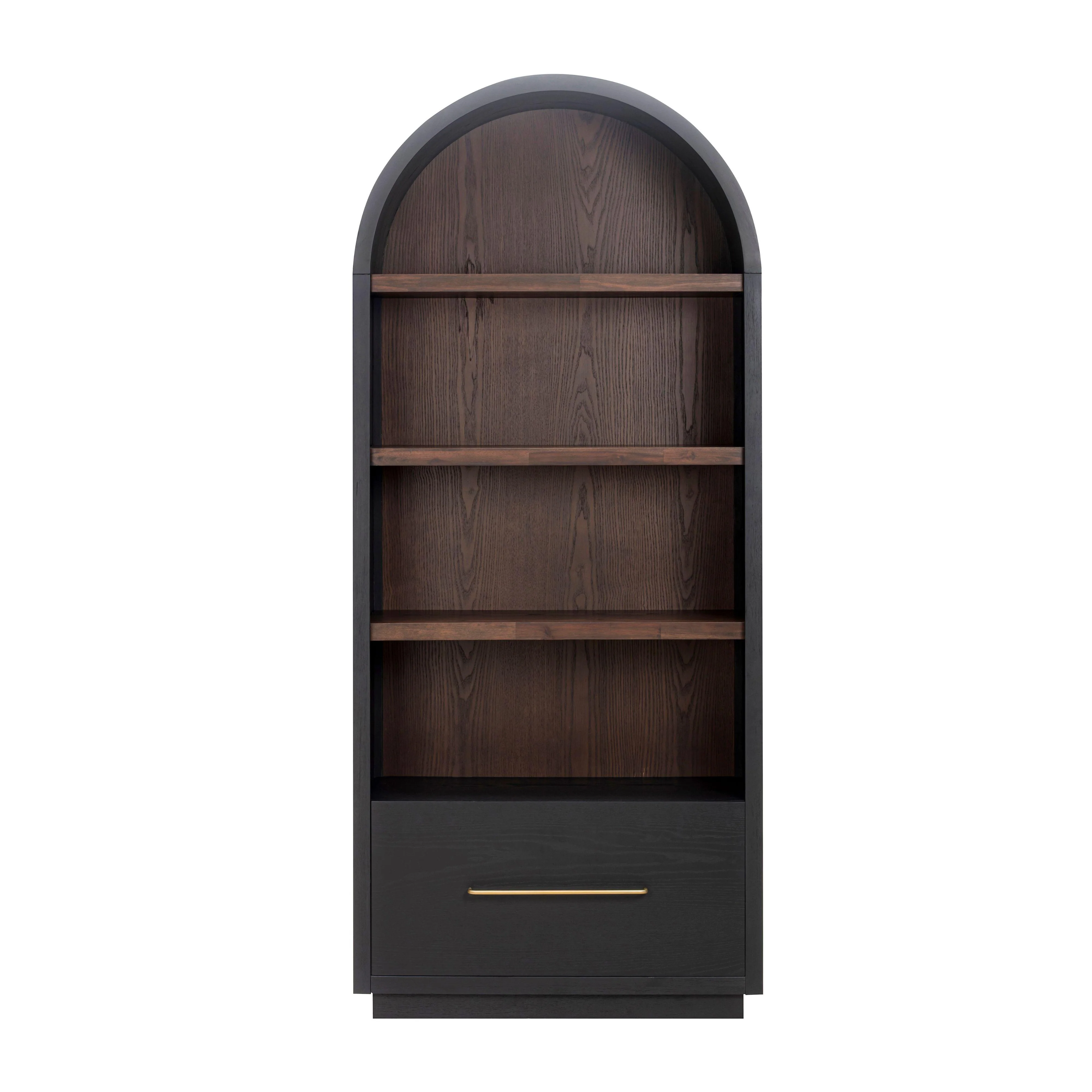 Marlow Wood Bookcase with File Drawer - Image 14