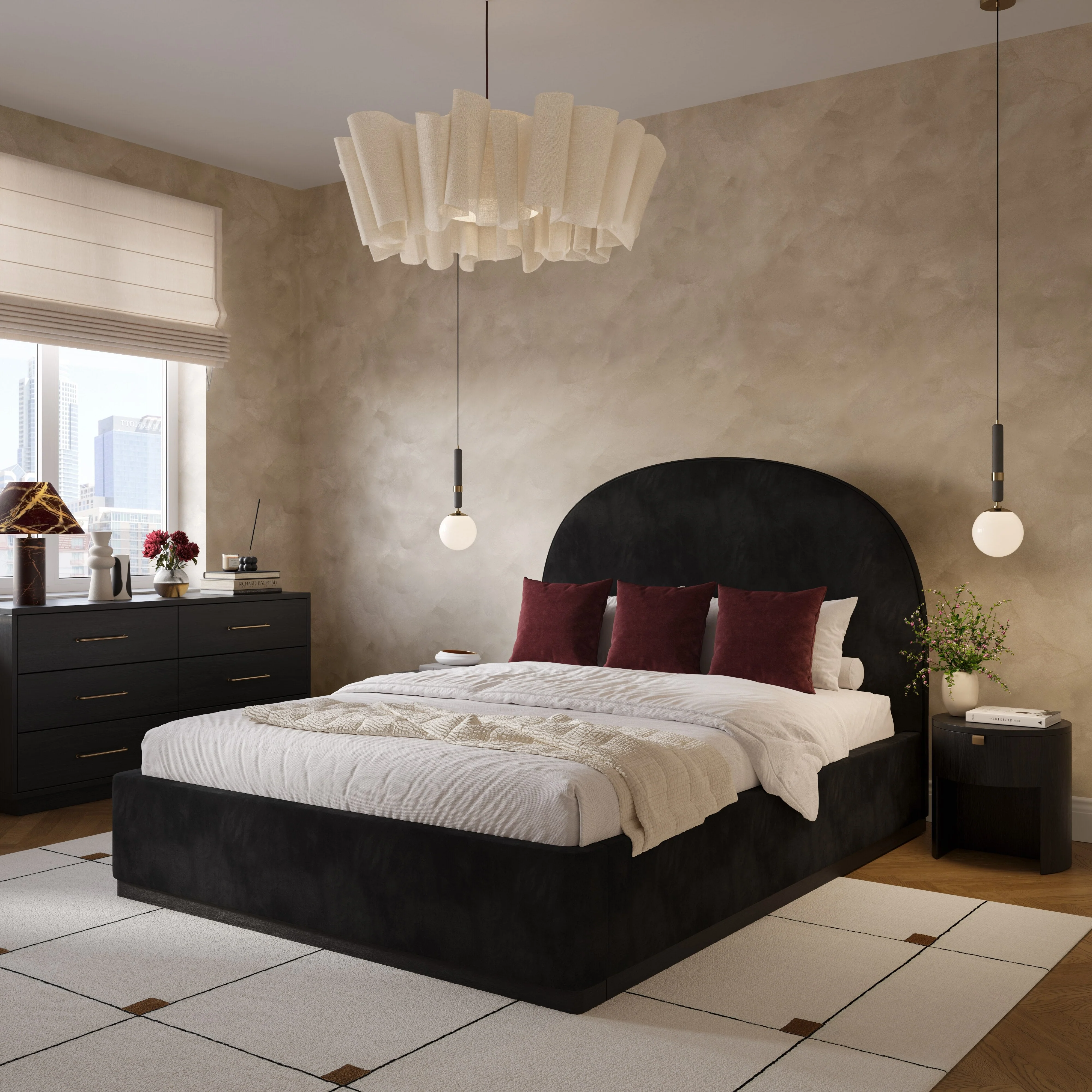 Marlow Wood Round Nightstand - Image 12