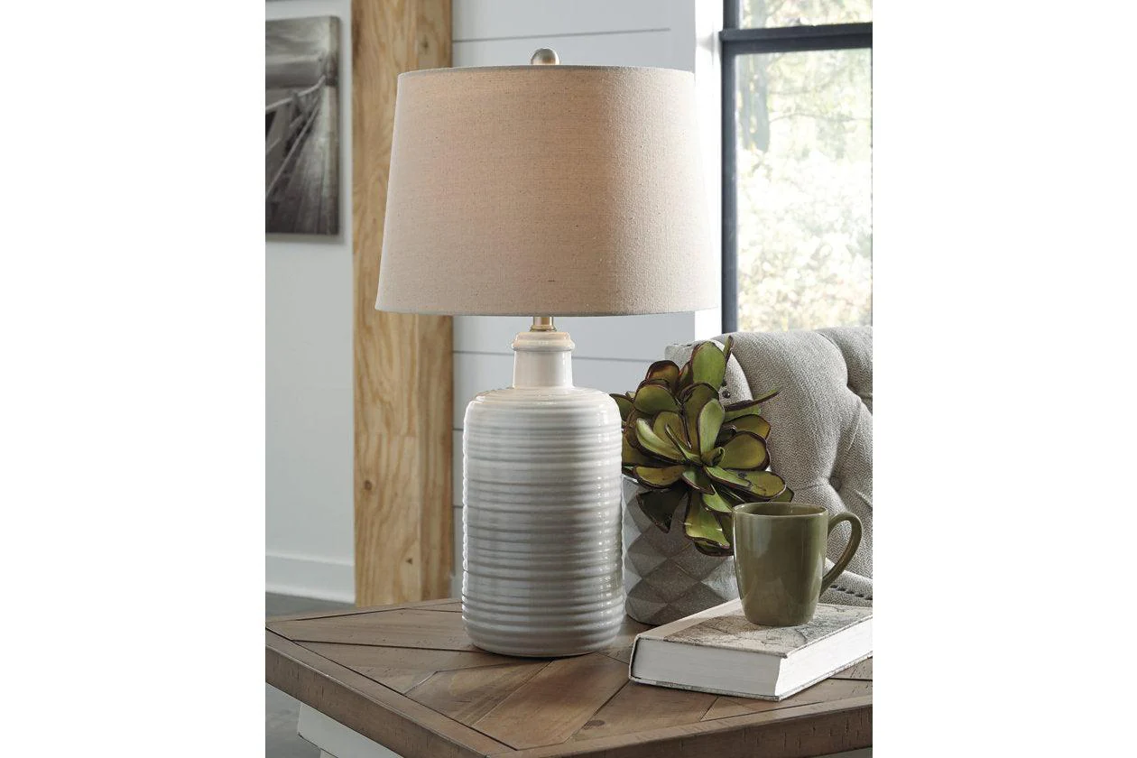 Marnina Taupe Table Lamp - Image 5