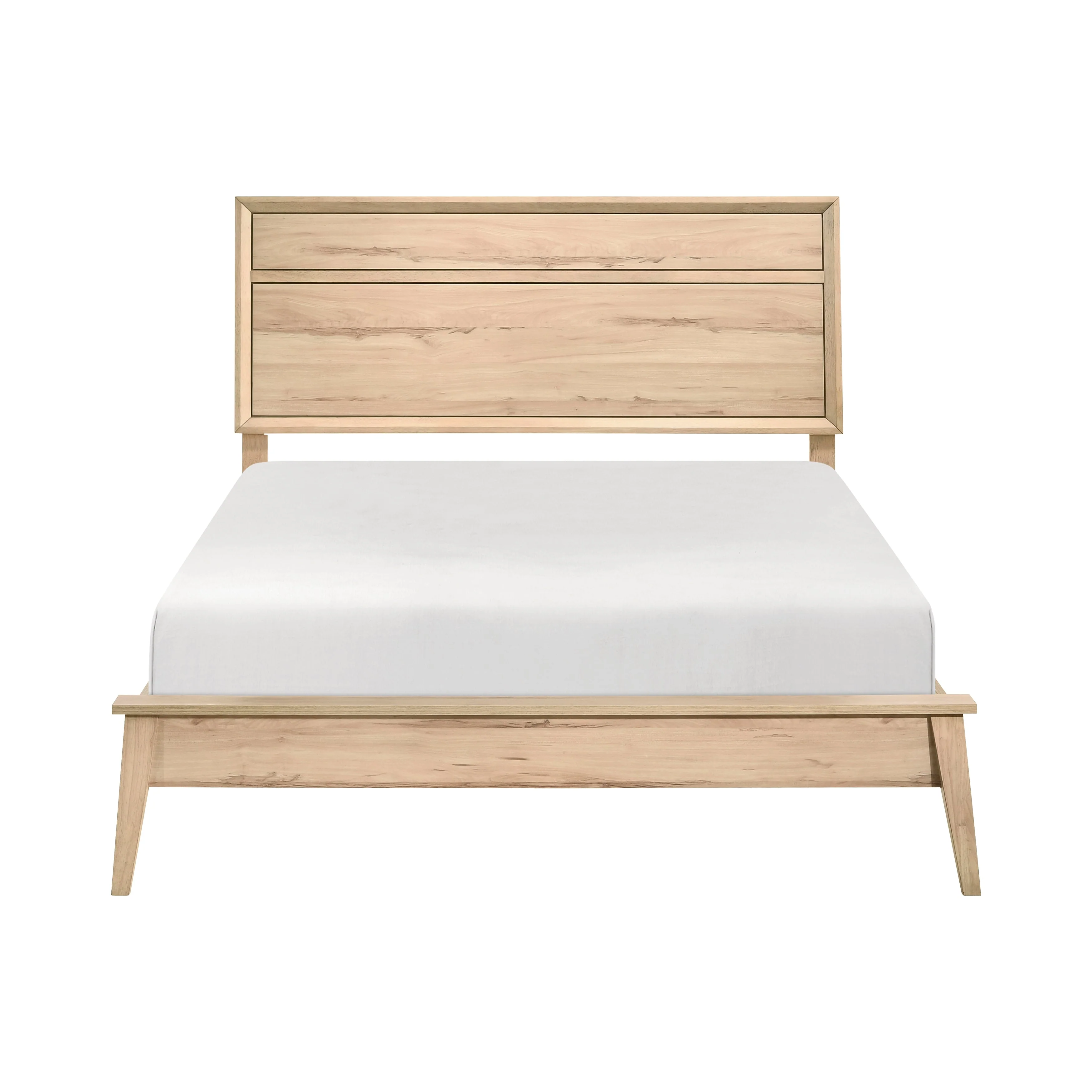 Marrin Natural Oak Panel Bedroom Set - Image 2