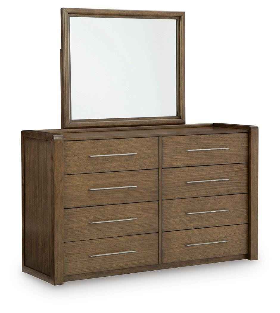 Marxmore Brown Dresser and Mirror - Image 2