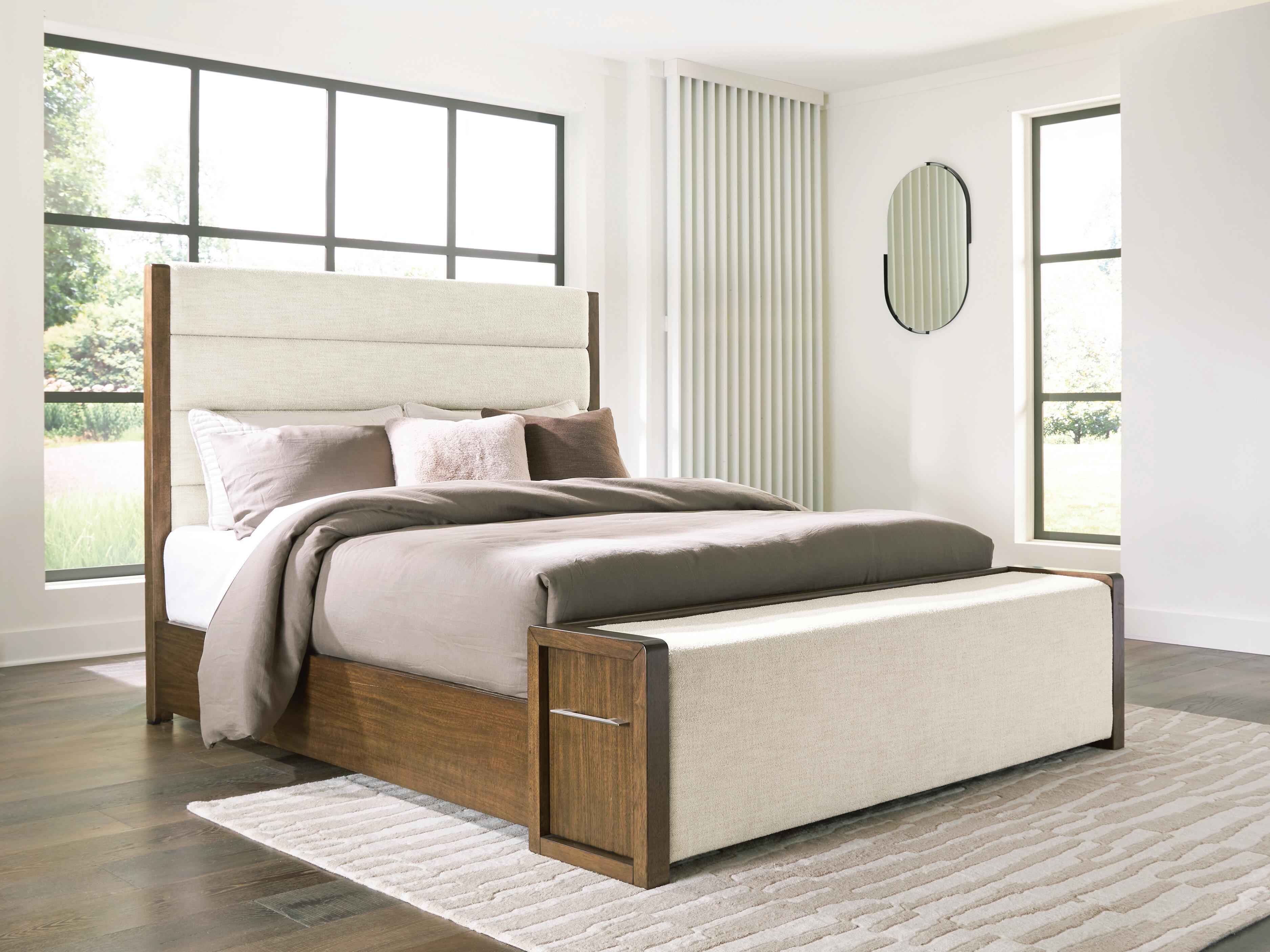 Marxmore Brown King Upholstered Storage Bed - Image 6