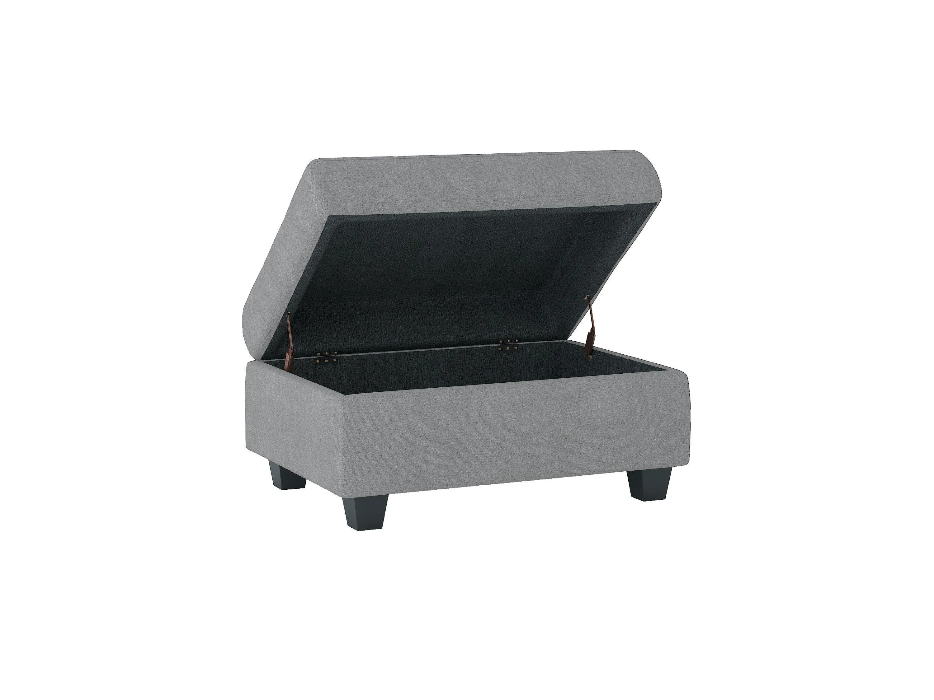 Maston Light Gray Ottoman - Image 3