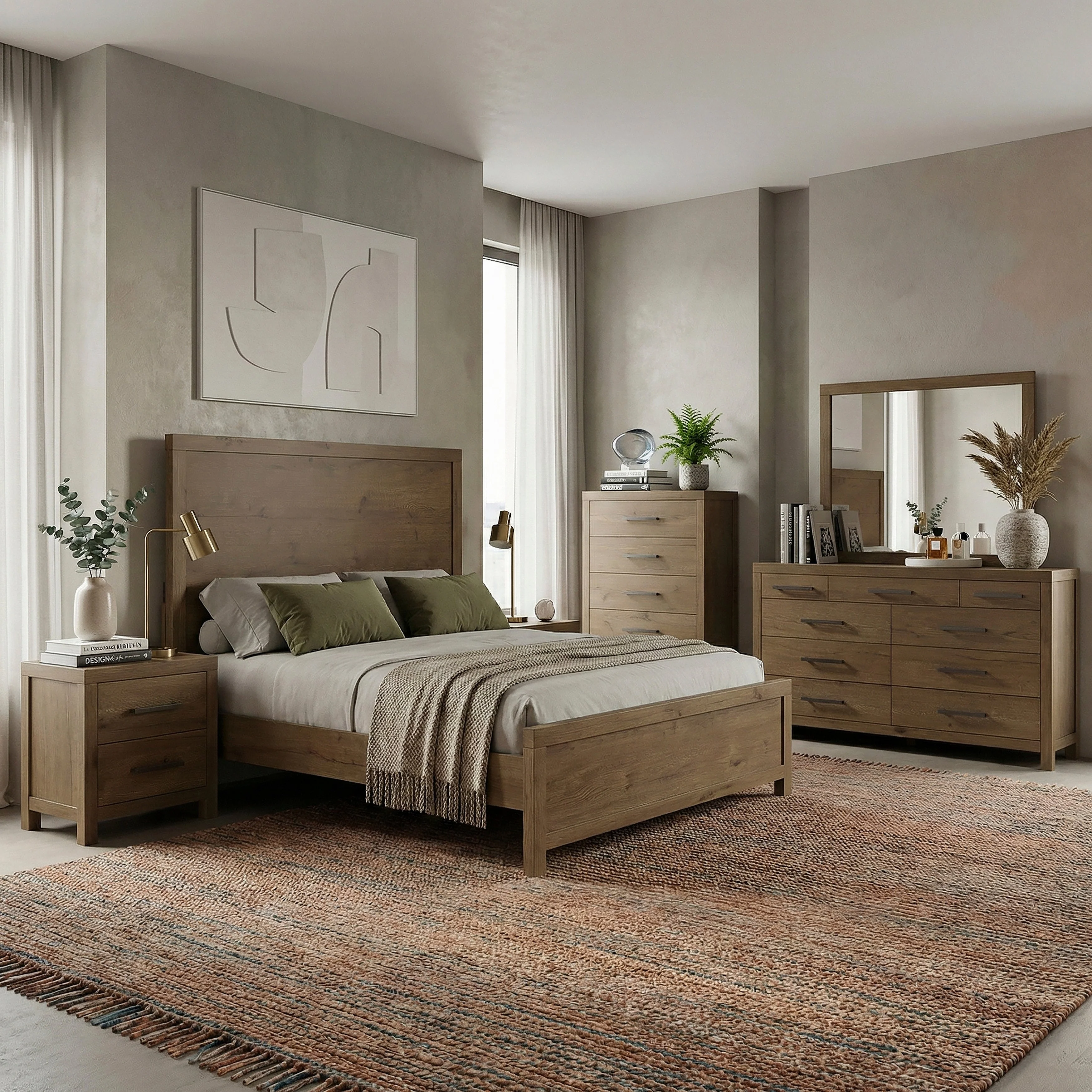 Matisse Brown Queen Panel Bed - Image 14