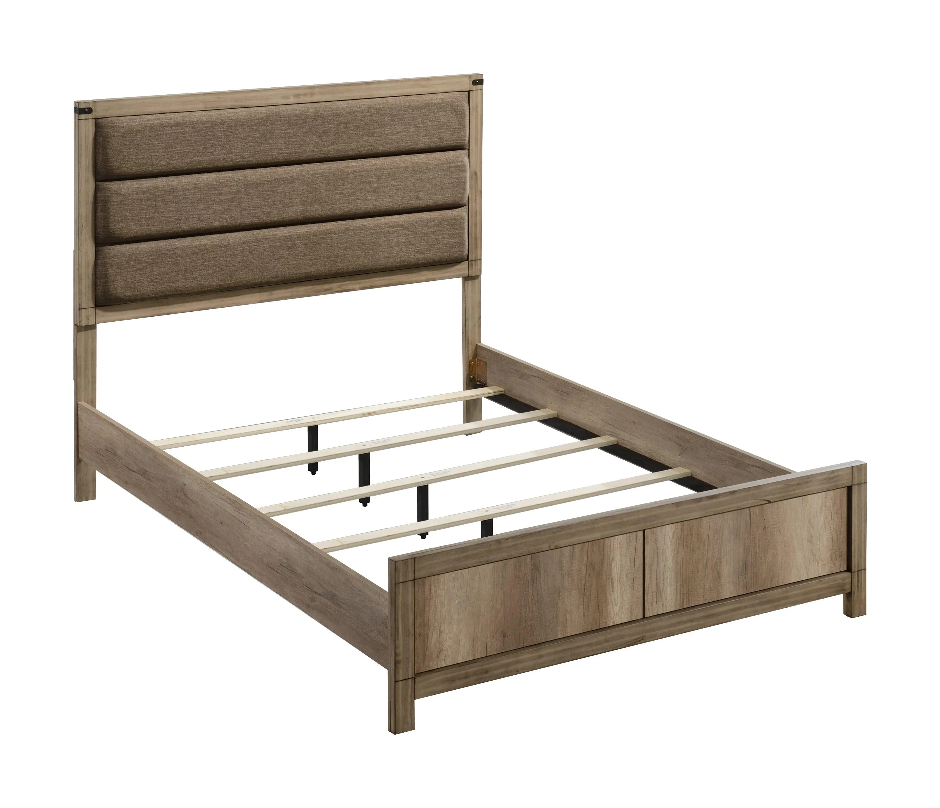 Matteo Melamine Queen Upholstered Panel Bed - Image 3