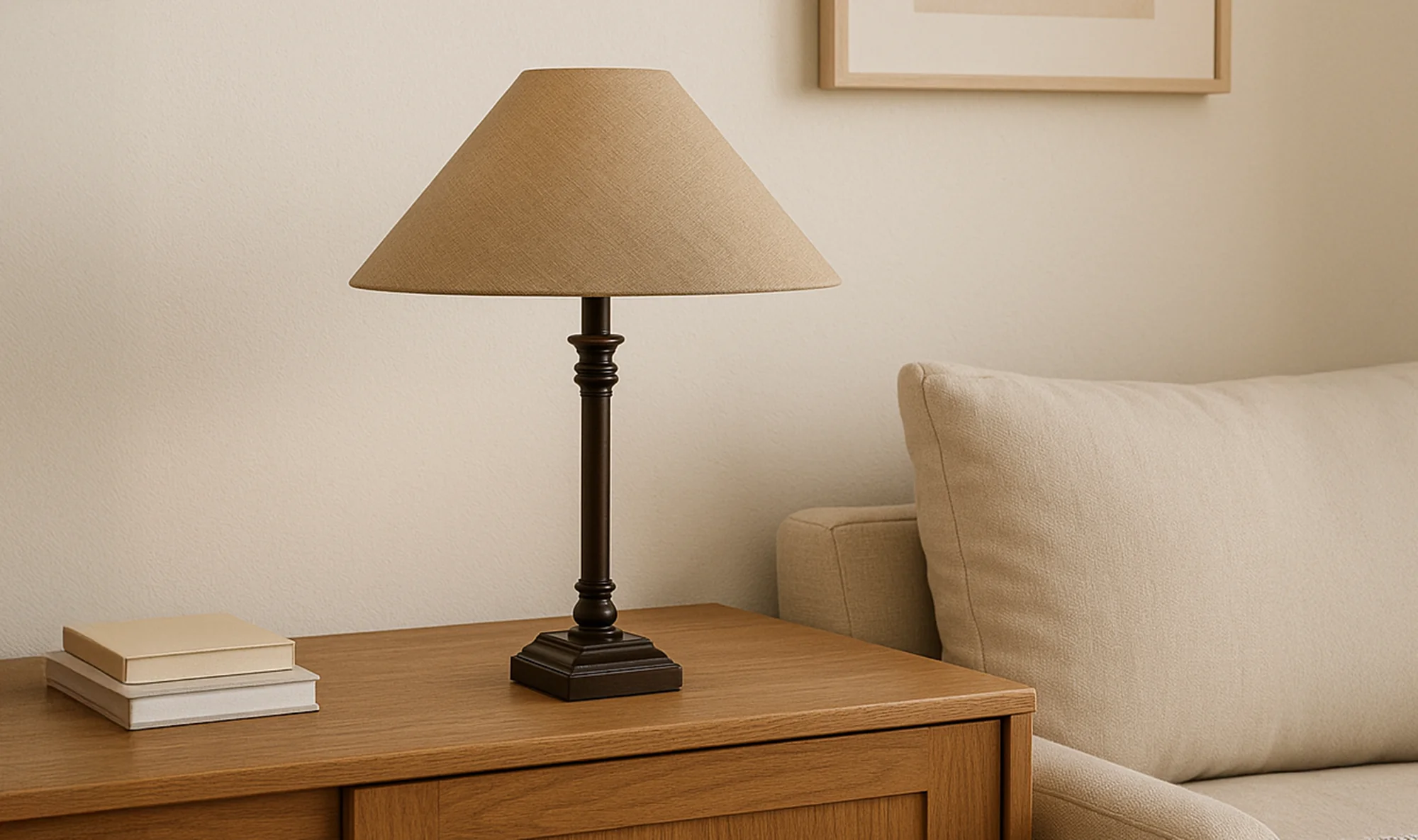 Mayfair Table Lamp Brown - Image 2