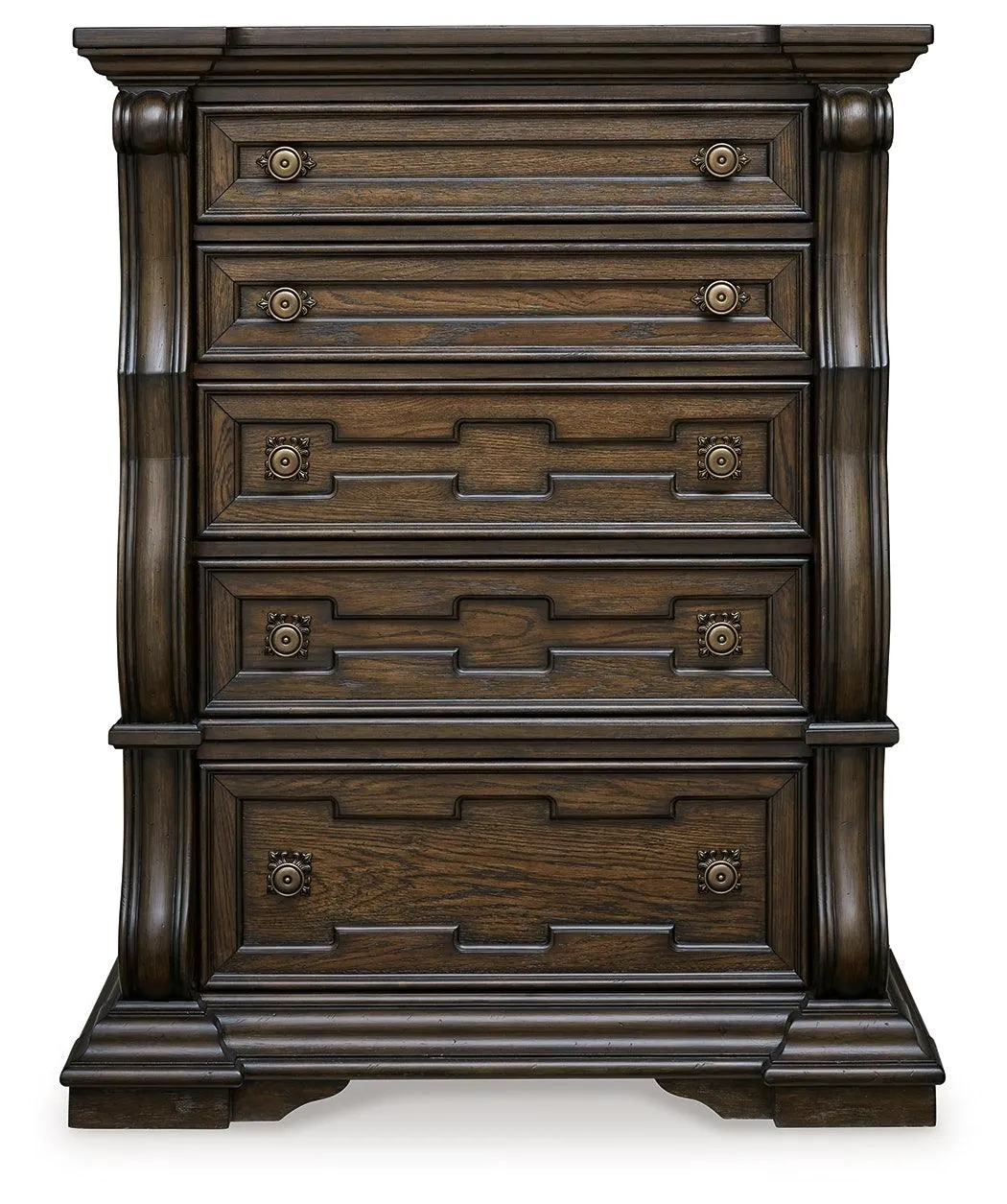 Maylee Dark Brown Chest of Drawers - Image 3