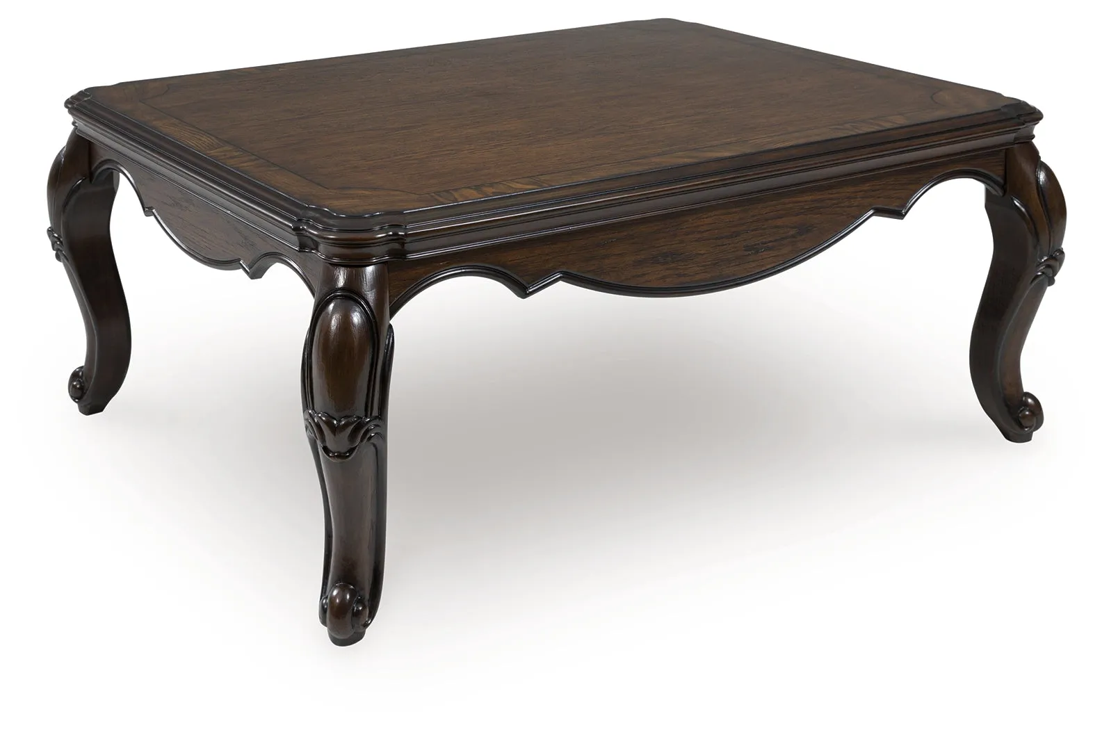 Maylee Dark Brown Coffee Table - Image 2