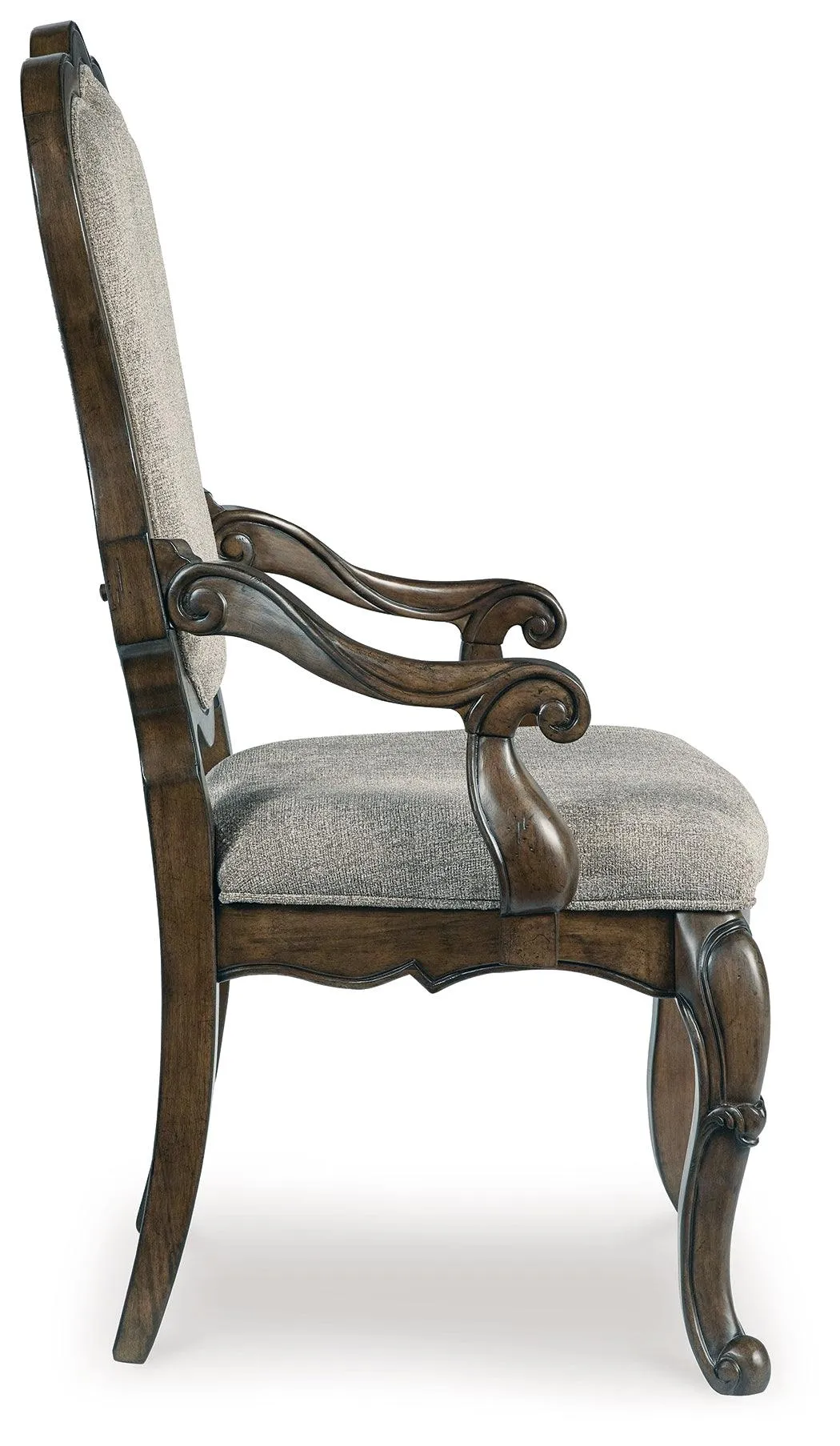 Maylee Dark Brown Dining Arm Chair, Set of 2 - Image 3