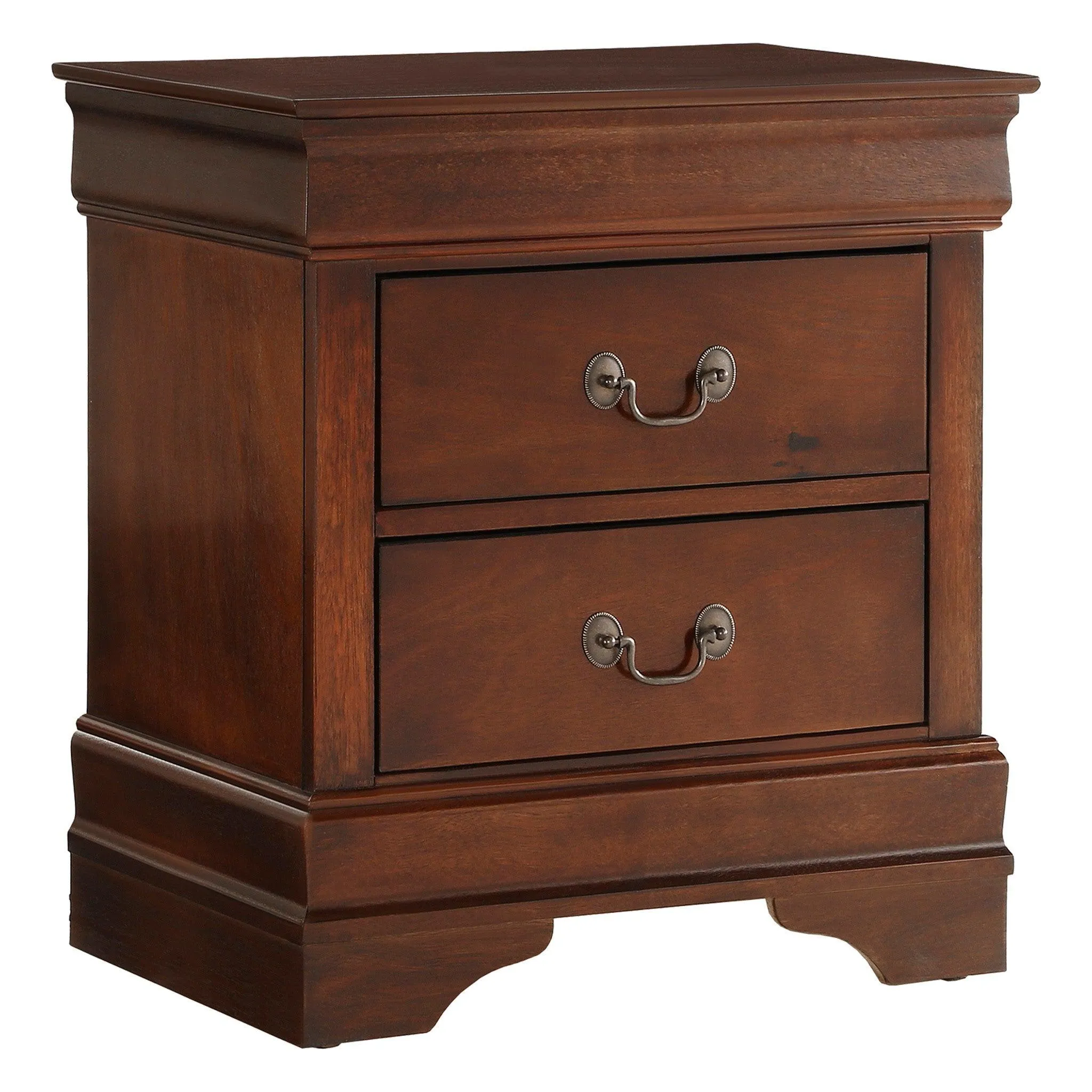 Mayville Brown Cherry Sleigh Youth Bedroom Set - Image 6