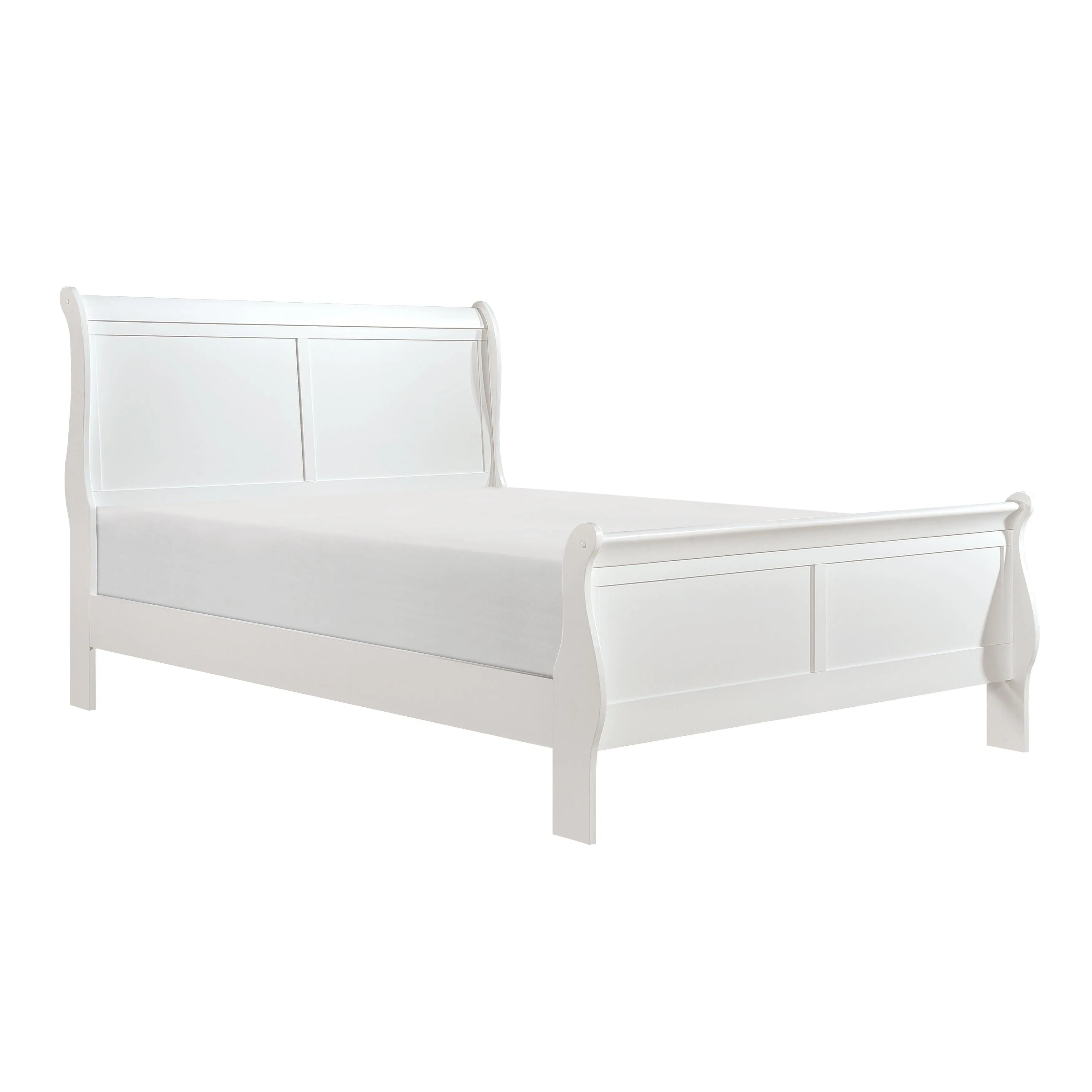 Mayville White Sleigh Bedroom Set - Image 2