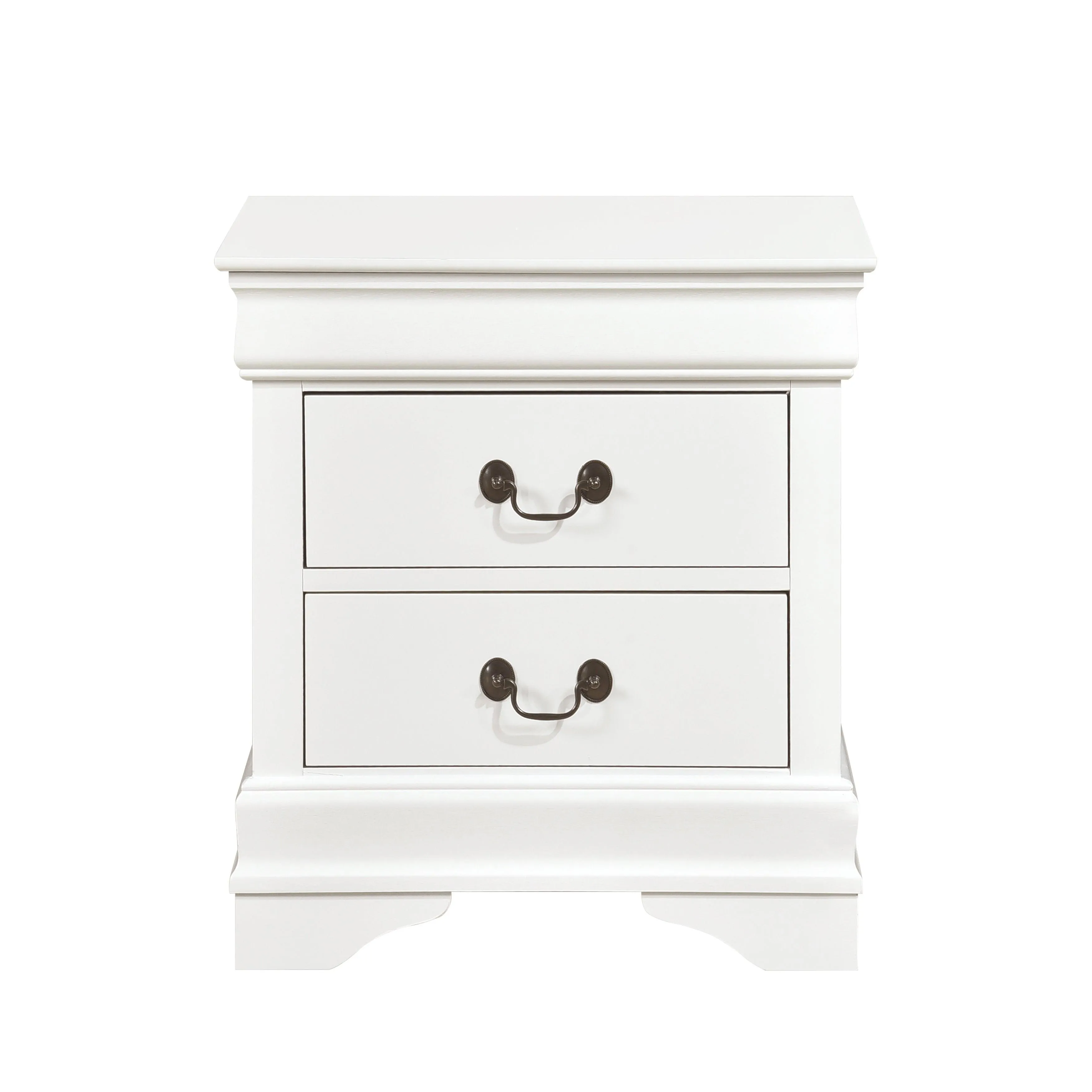 Mayville White Sleigh Bedroom Set - Image 4