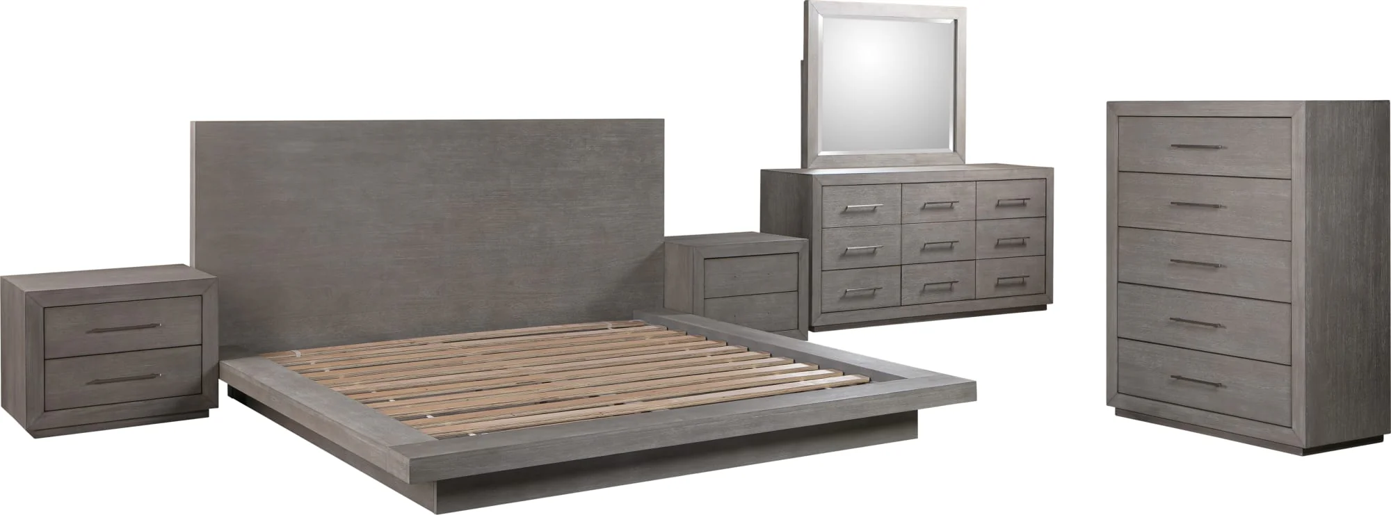 Melbourne Mineral King Panel Bed - Image 10