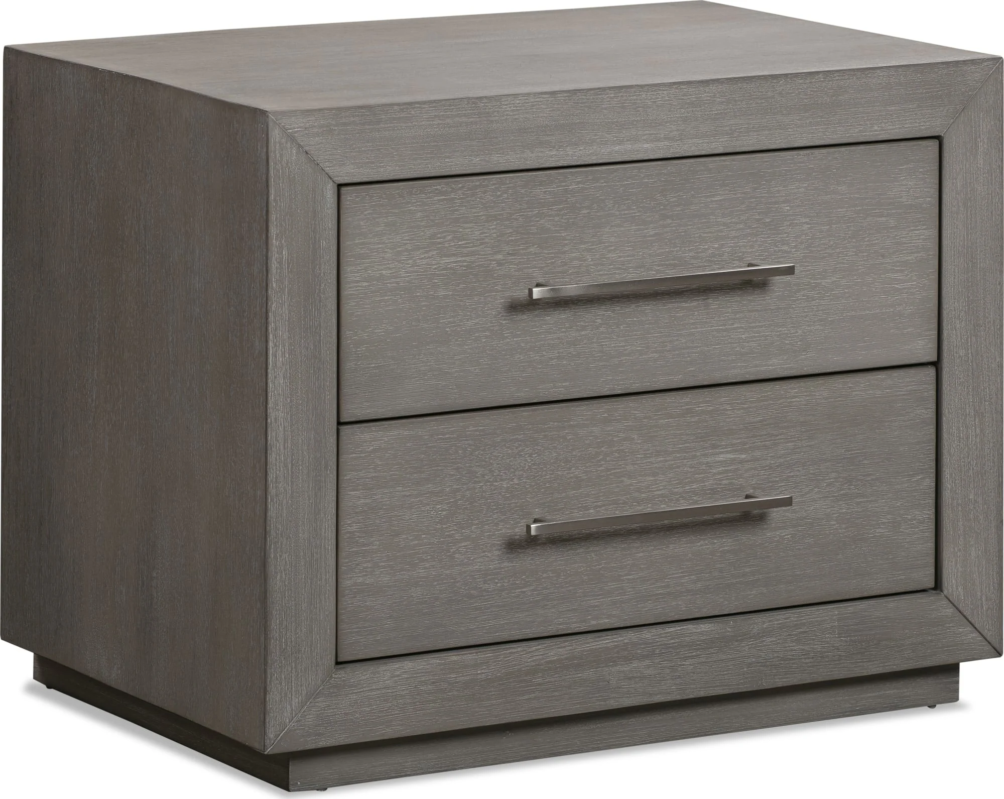 Melbourne Mineral Two Drawer Nightstand with USB - Image 8